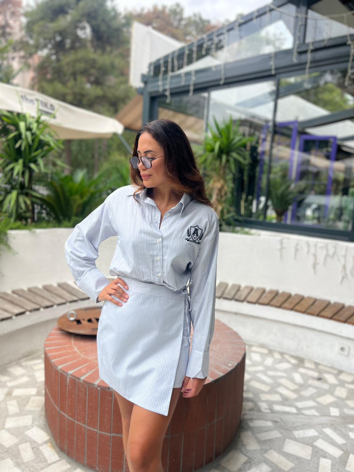 Marin Gömlek Elbise