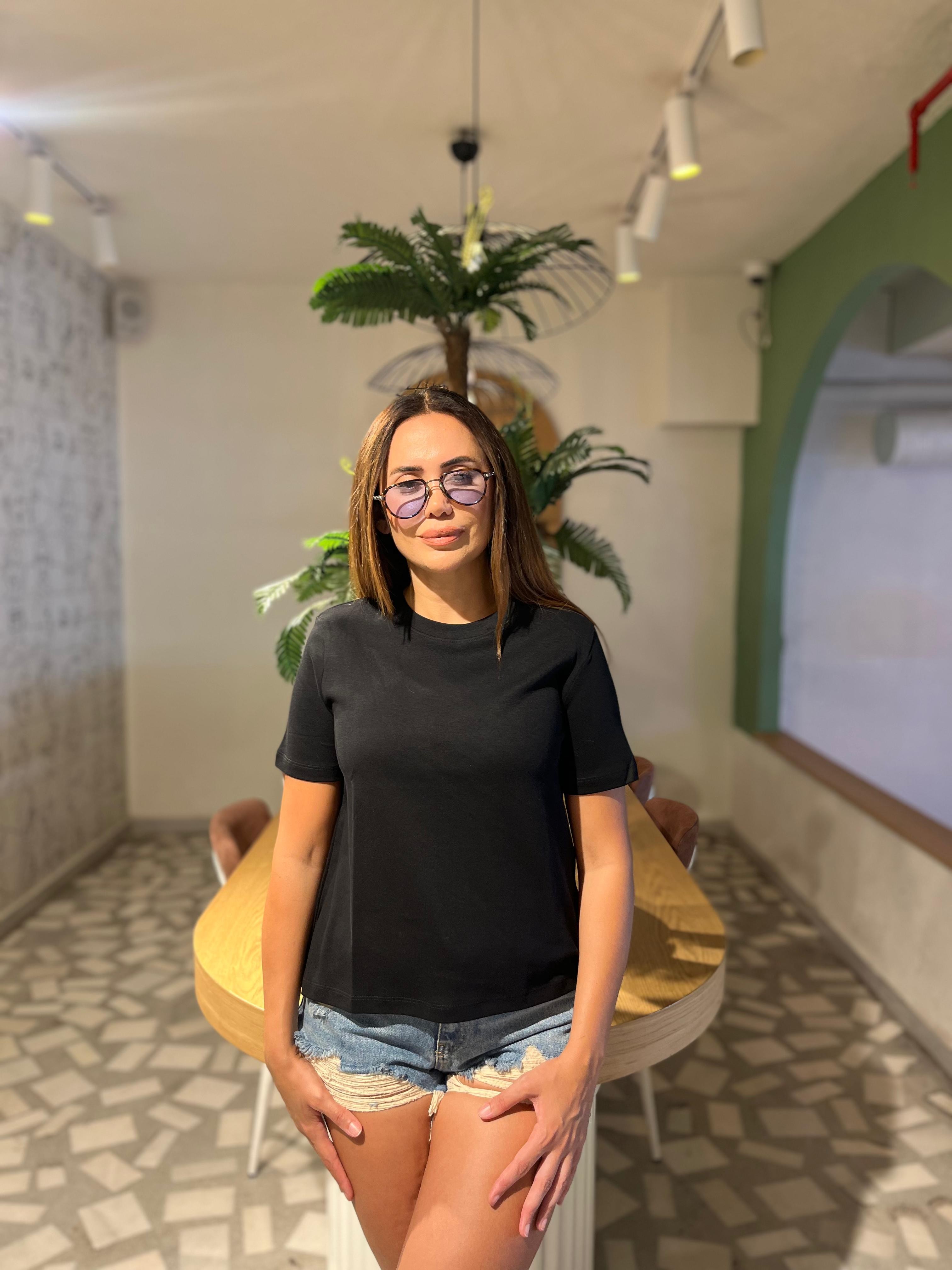 Düz Renk Basic Tshirts