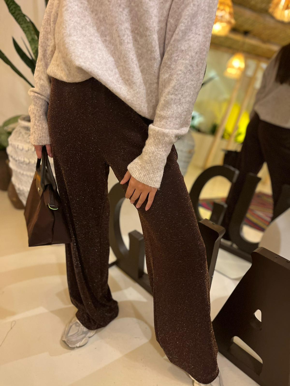 BELİ LASTİKLİ SİMLİ PANTOLON