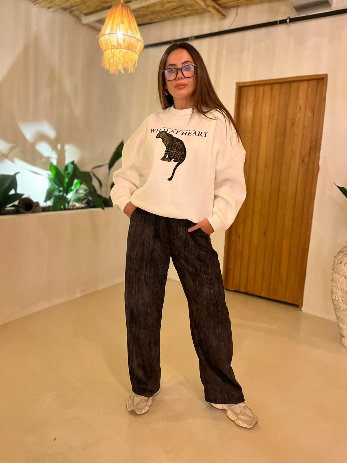 HAYVAN FİGÜRLÜ SWEATSHİRT