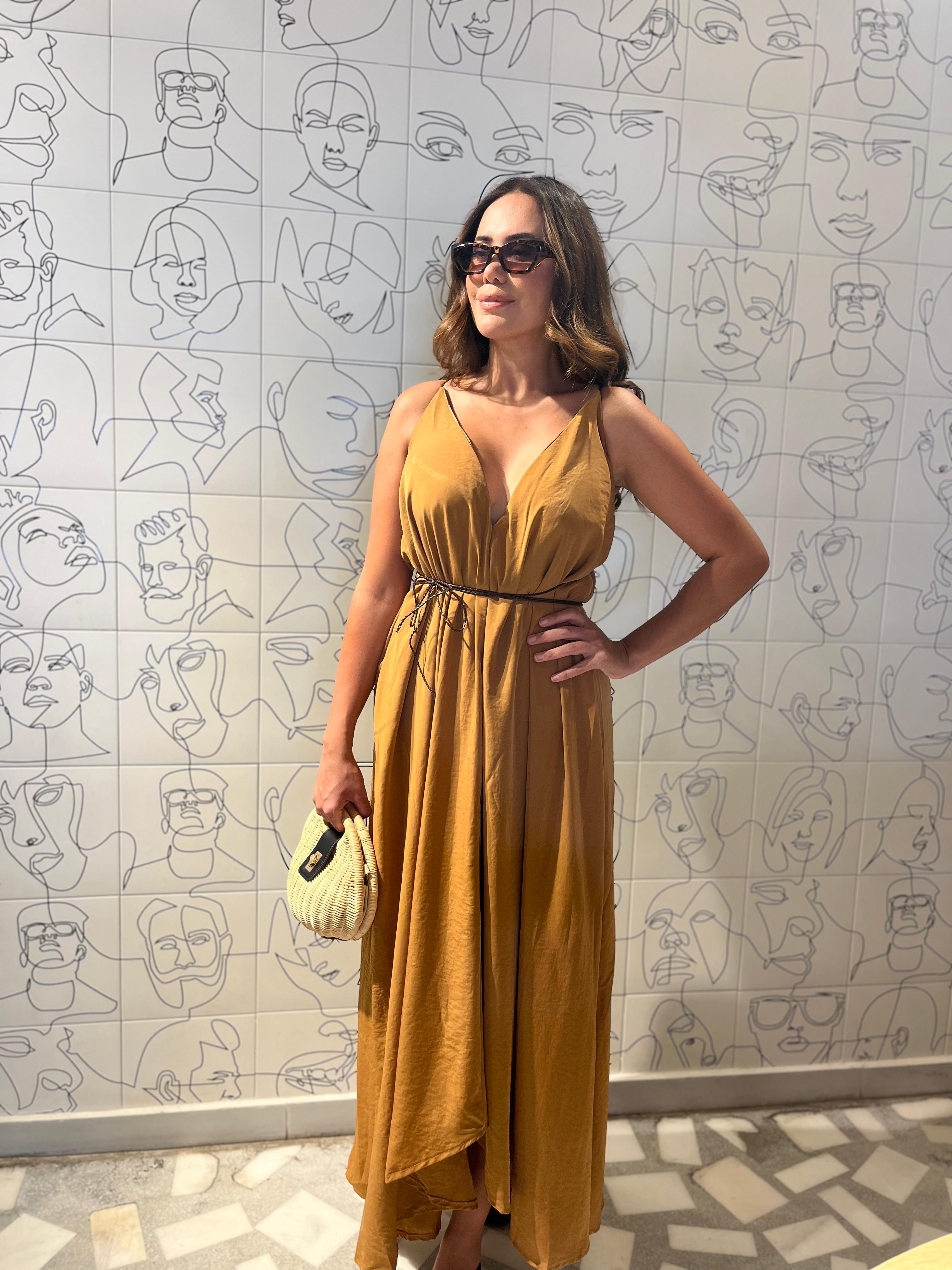 İp Detaylı Helen Elbise