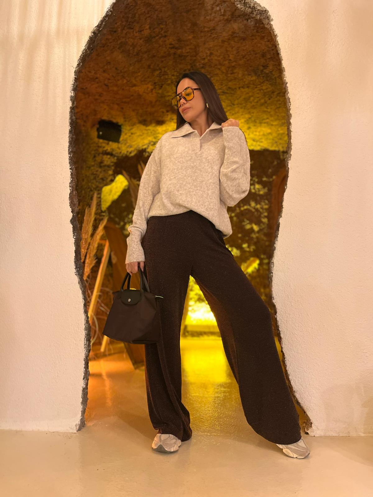 BELİ LASTİKLİ SİMLİ PANTOLON