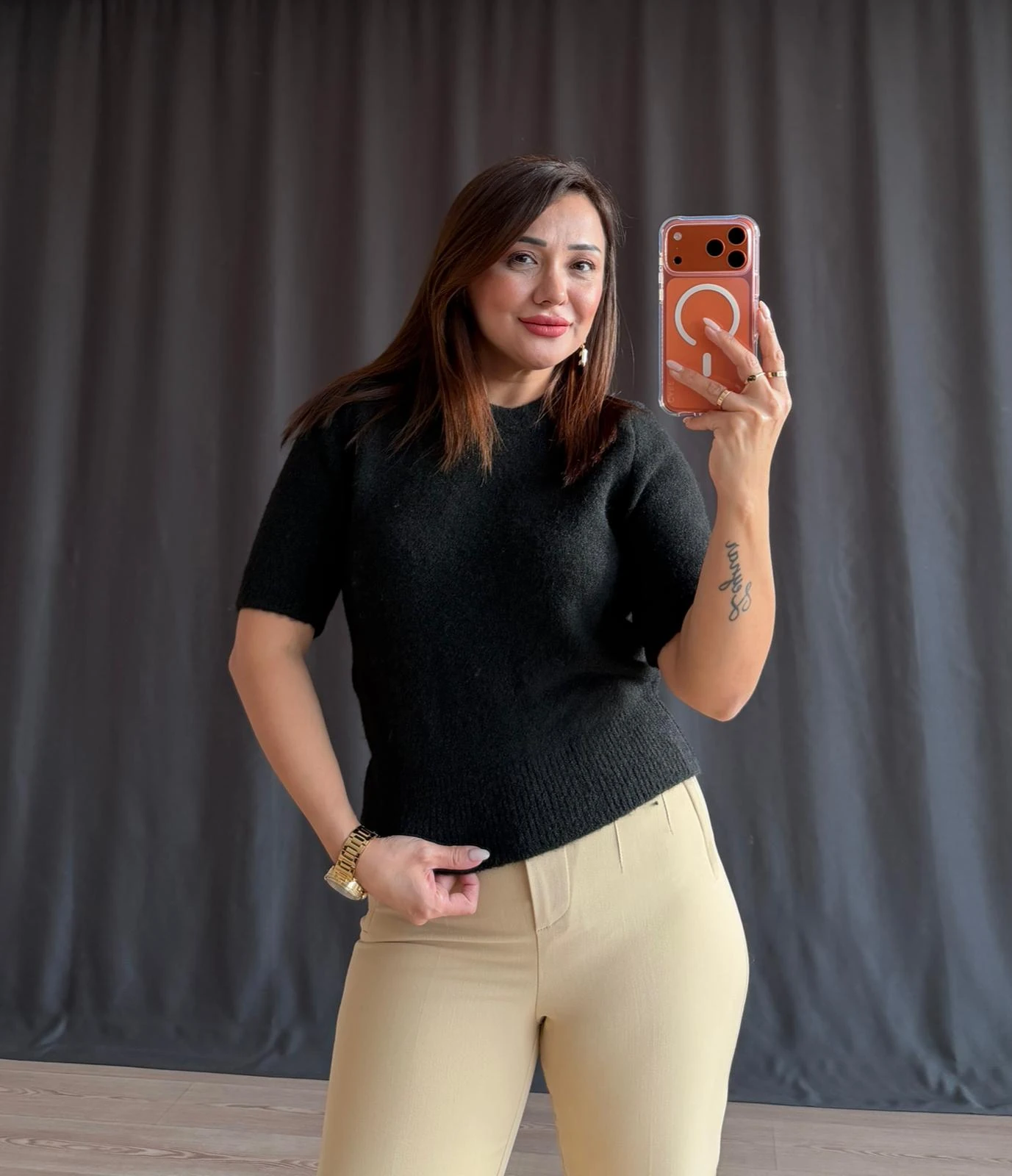 BALIKÇI YAKA YUMOŞ KAZAK - SİYAH