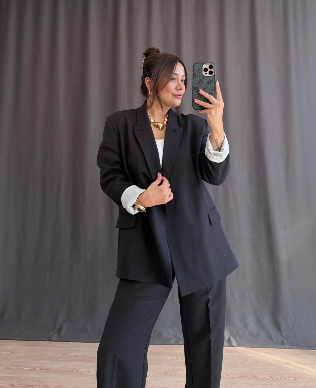 ROBİN BLAZER CEKET - SİYAH