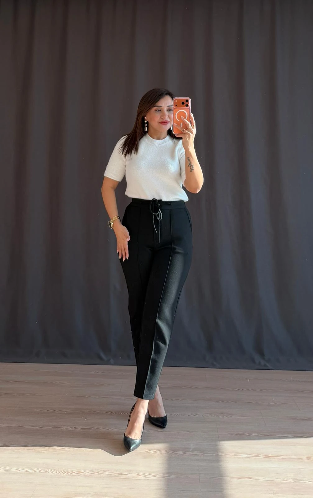 LASTİKLİ ÇELİK PANTOLON