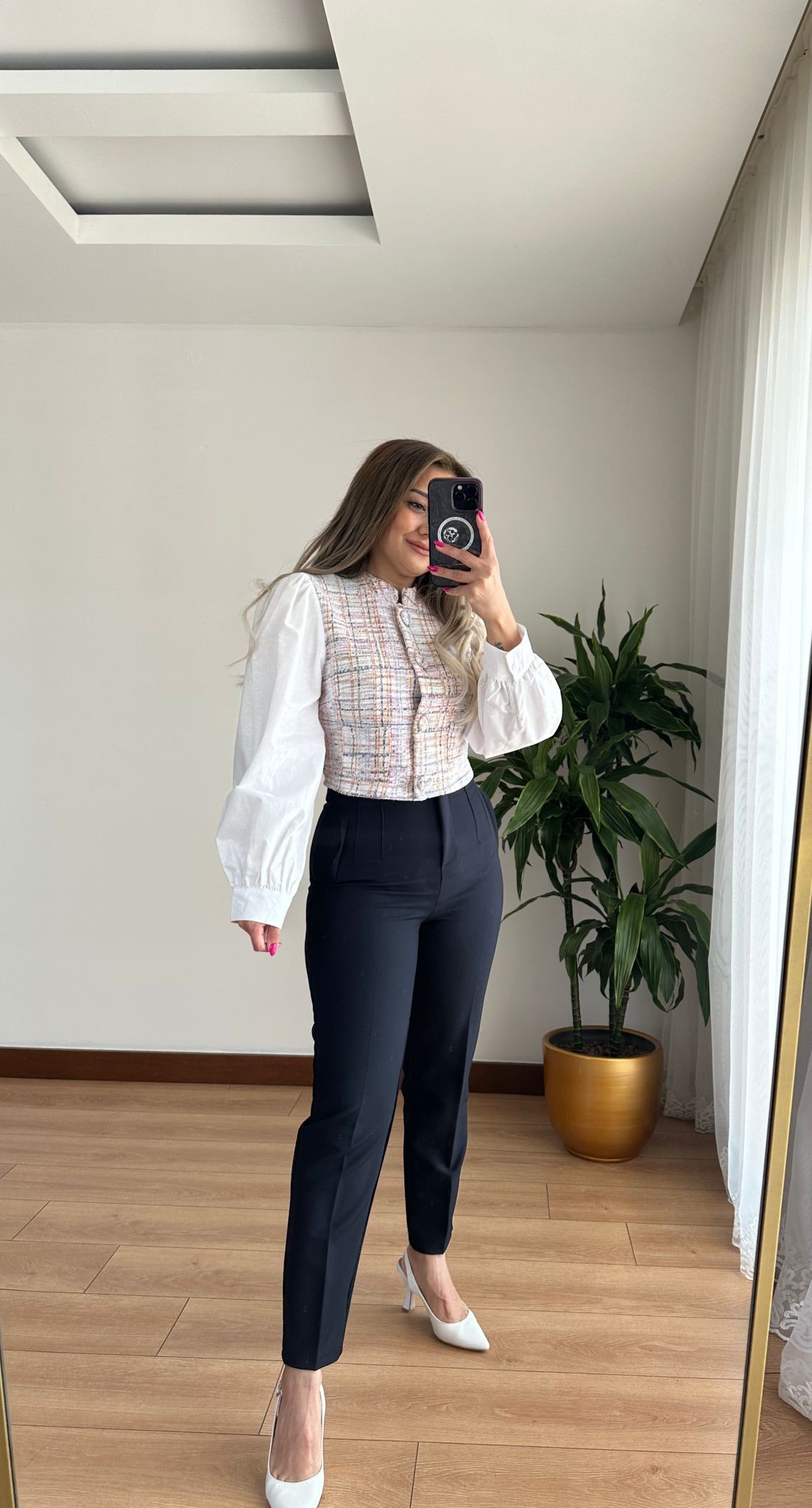 ZARA MODEL PANTOLON • LACİVERT