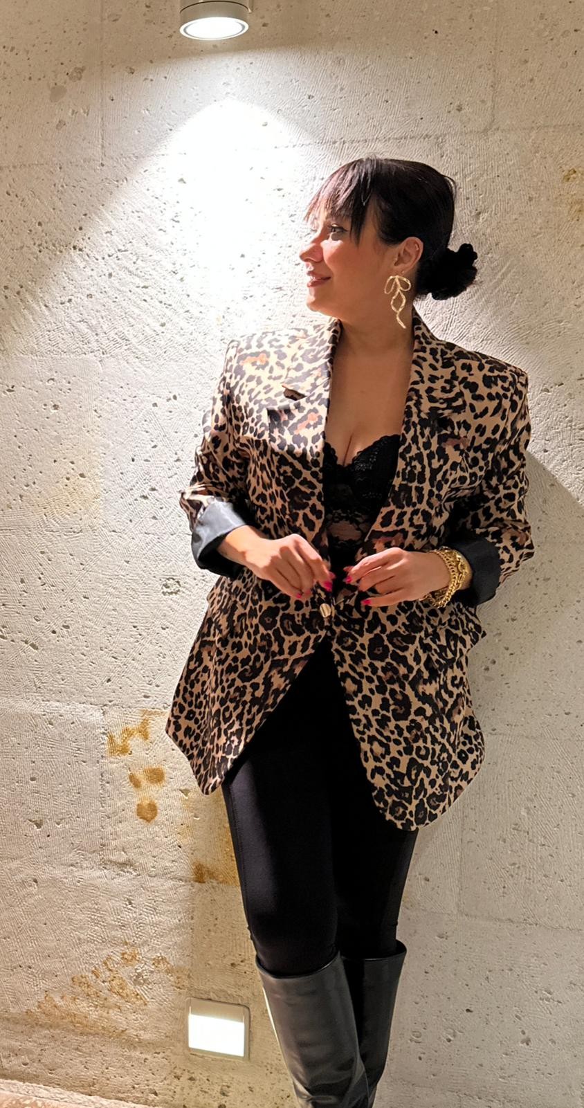 LEOPAR DESENLİ BLAZER