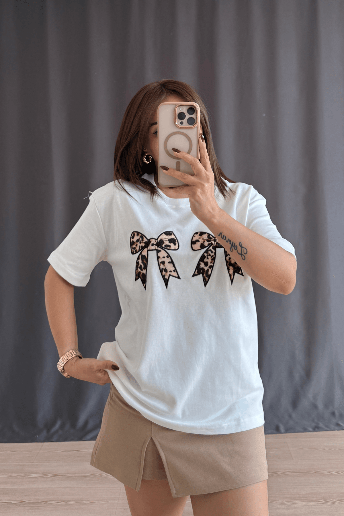 Alice Fiyonk Detaylı Basic T-shirt