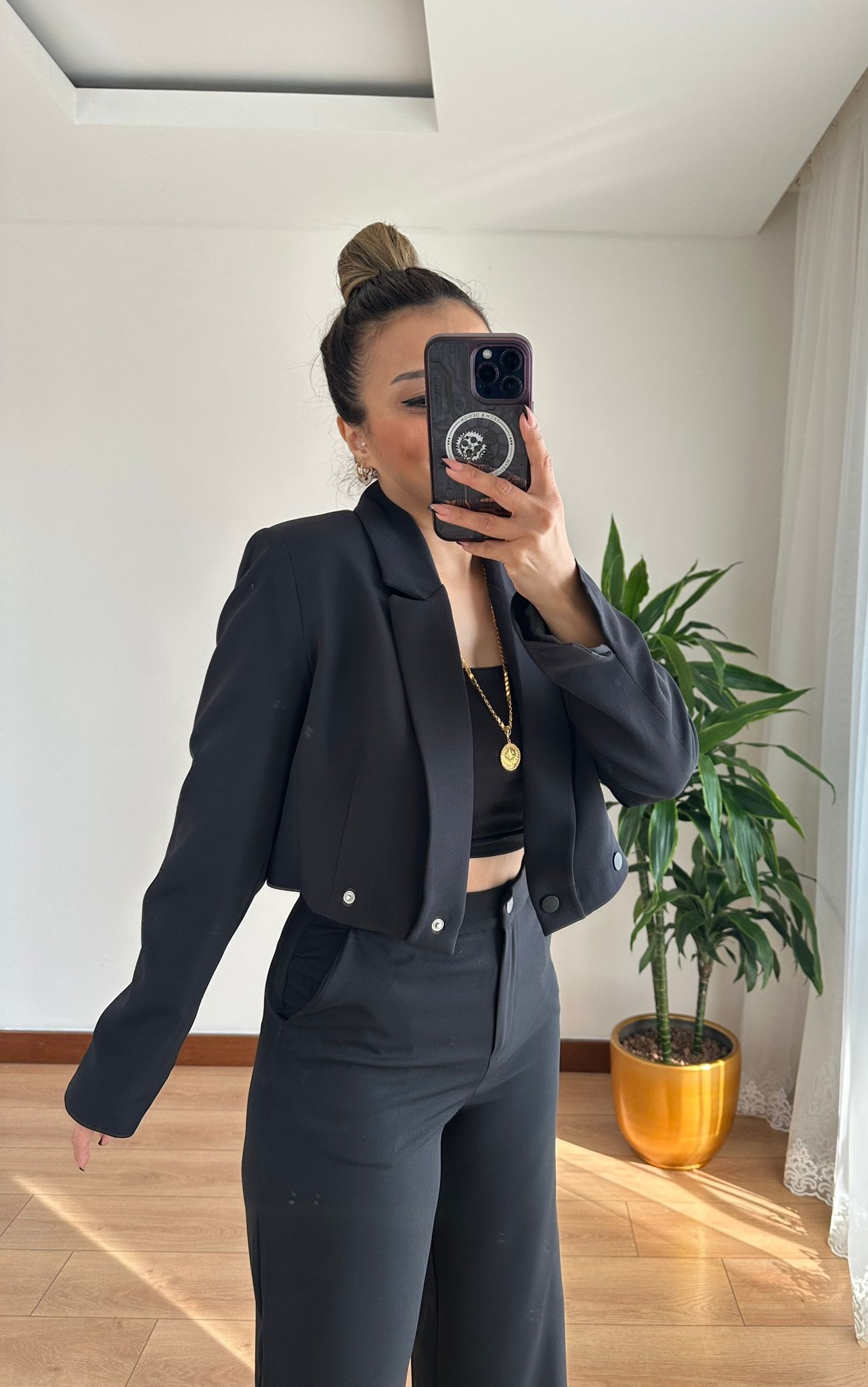 MİNİ CEKET & PANTOLON TAKIM • SİYAH