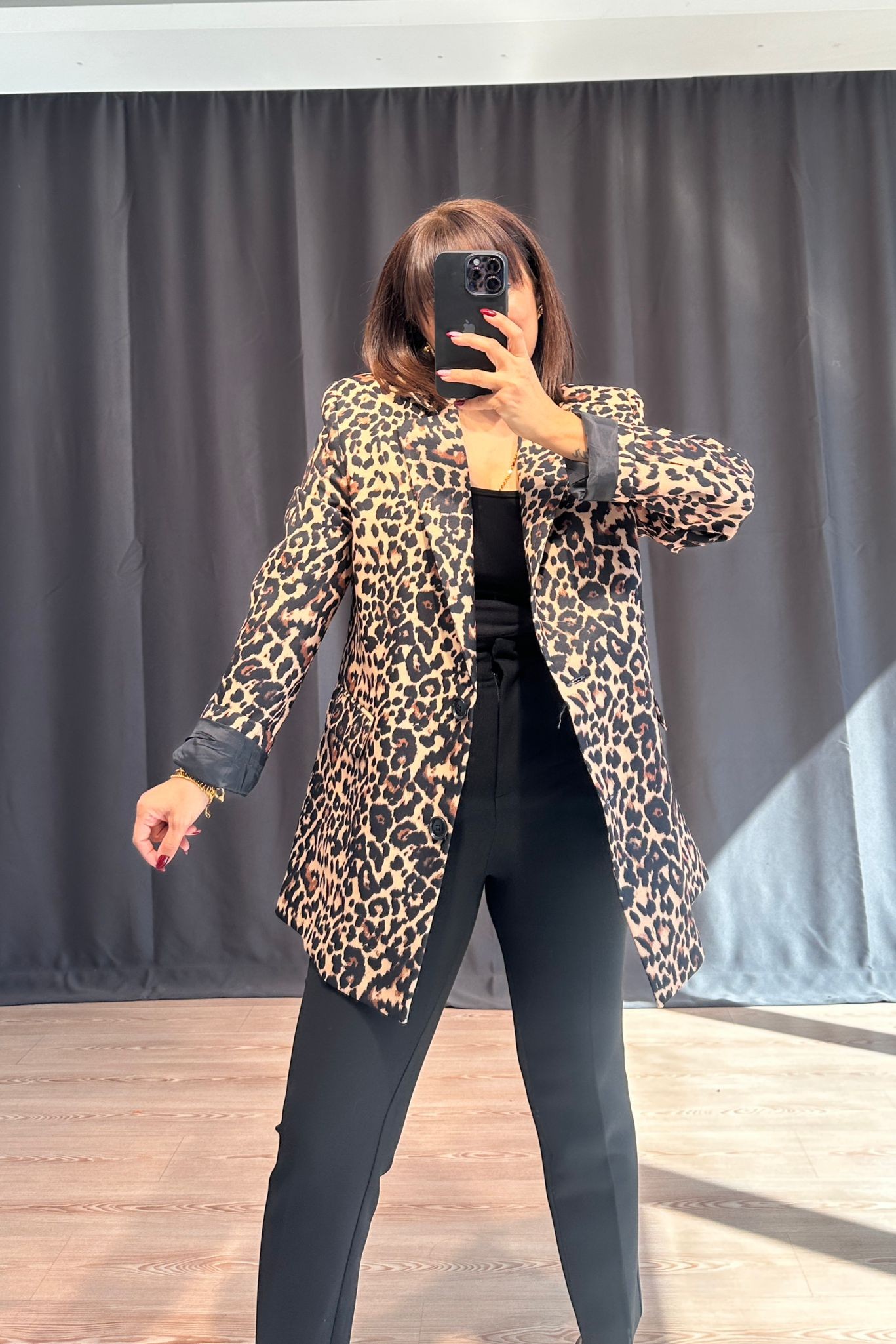 LEOPAR DESENLİ BLAZER