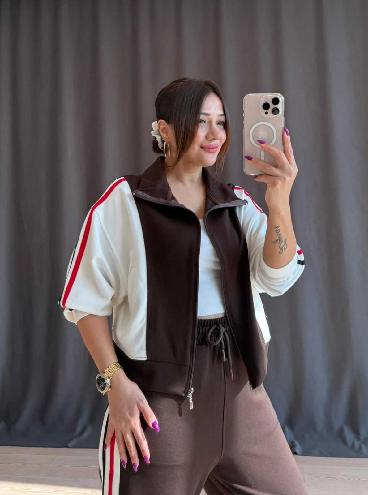 YAN ŞERİTLİ MODAL TAKIM