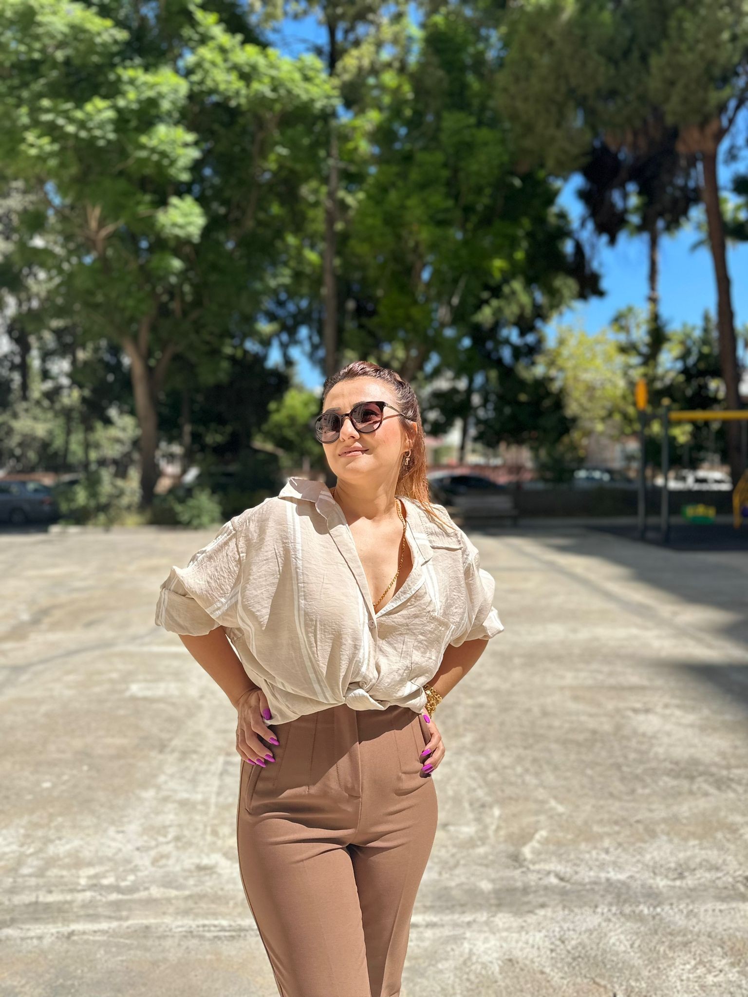 Zara Model Pantolon Kahverengi