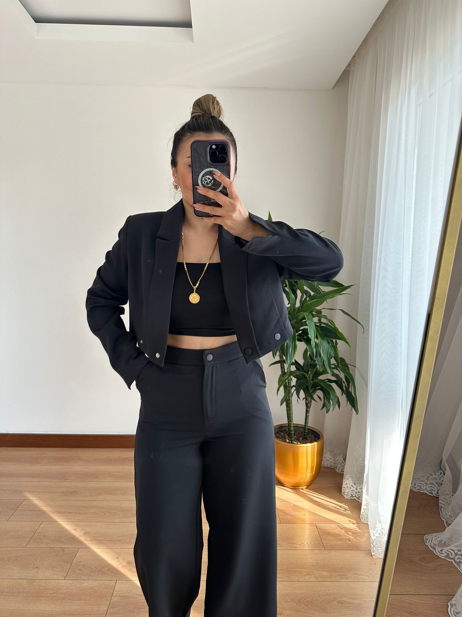 MİNİ CEKET & PANTOLON TAKIM • SİYAH