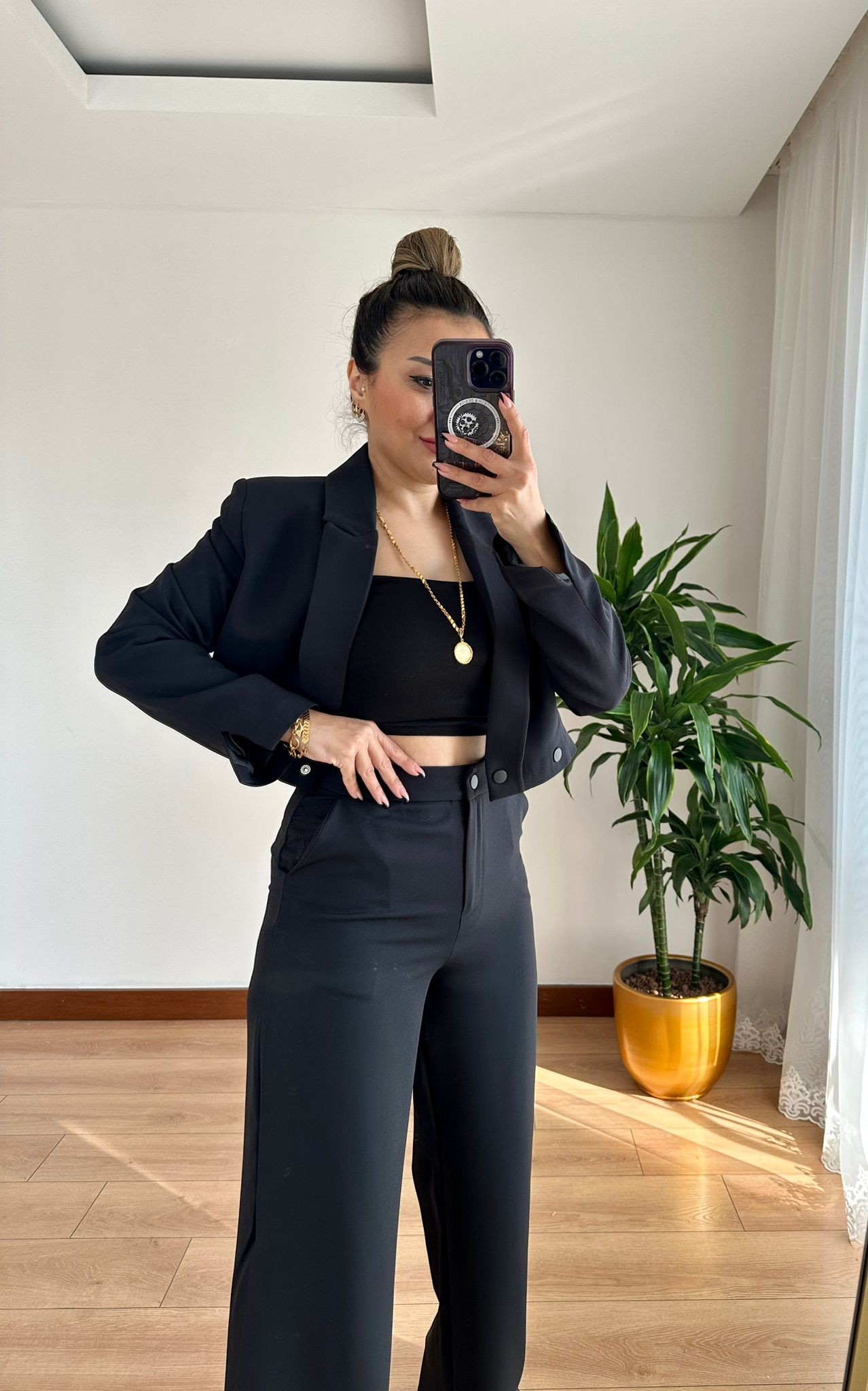 MİNİ CEKET & PANTOLON TAKIM • SİYAH