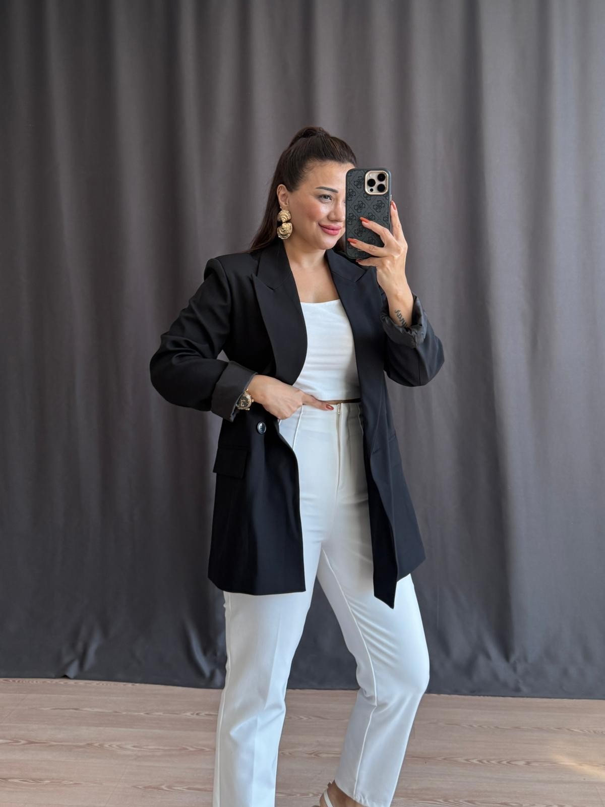 Business Blazer Ceket - SİYAH
