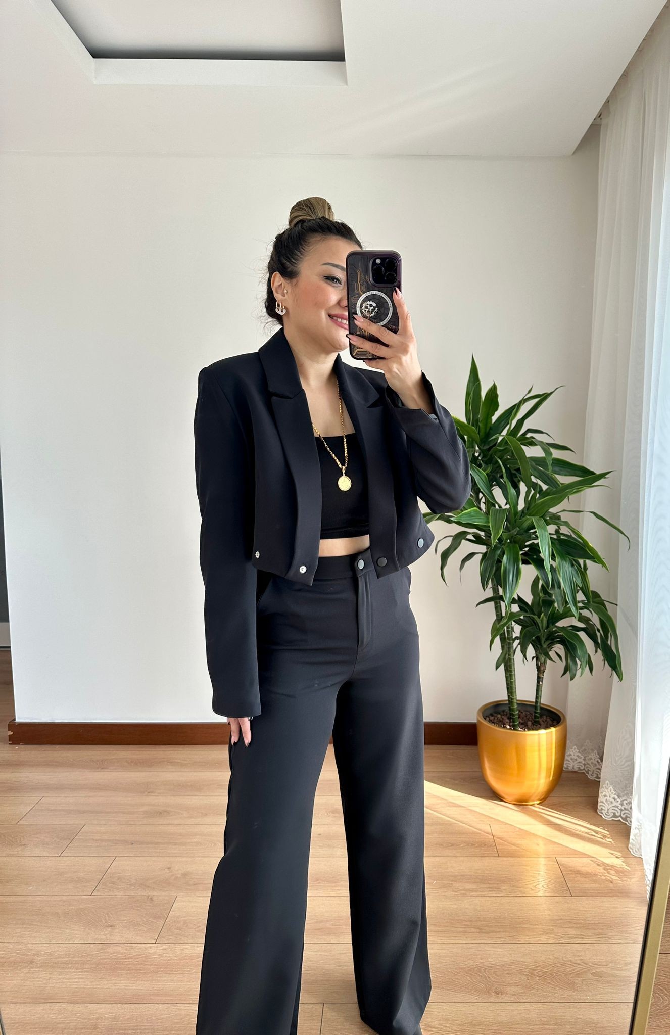 MİNİ CEKET & PANTOLON TAKIM • SİYAH