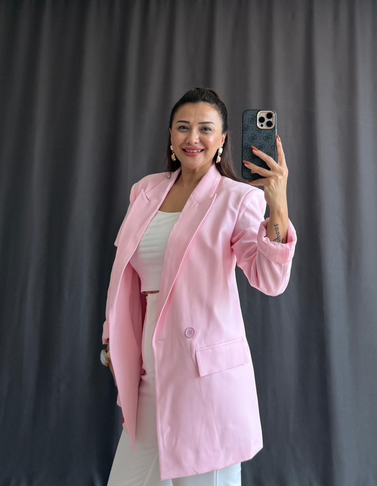 Business Blazer Ceket - PUDRA