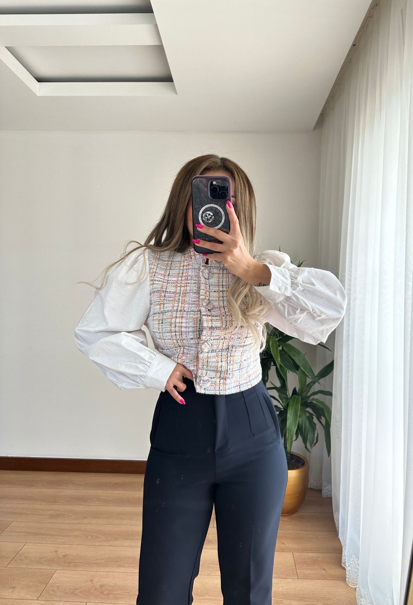 ZARA MODEL PANTOLON • LACİVERT