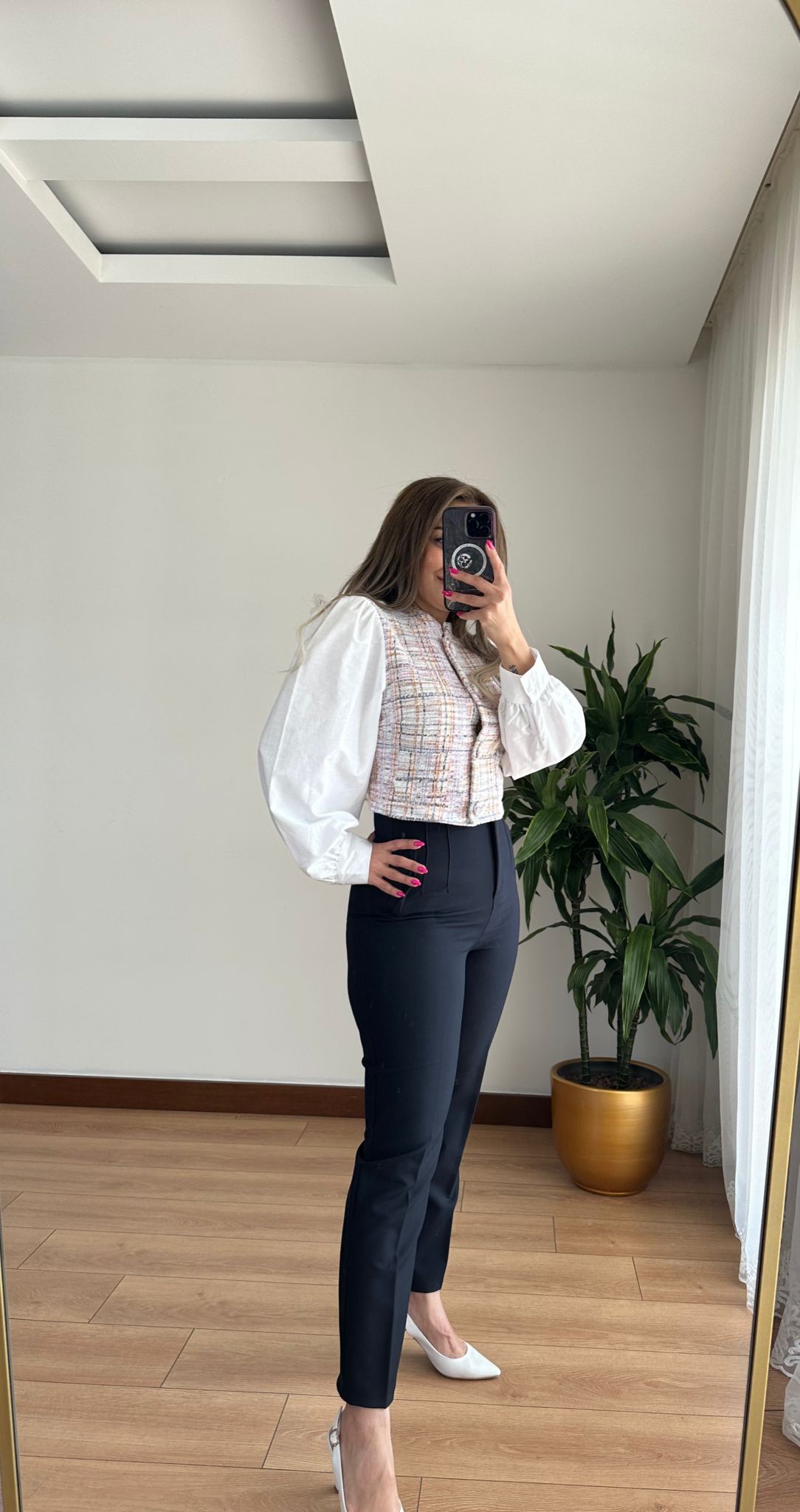 ZARA MODEL PANTOLON • LACİVERT