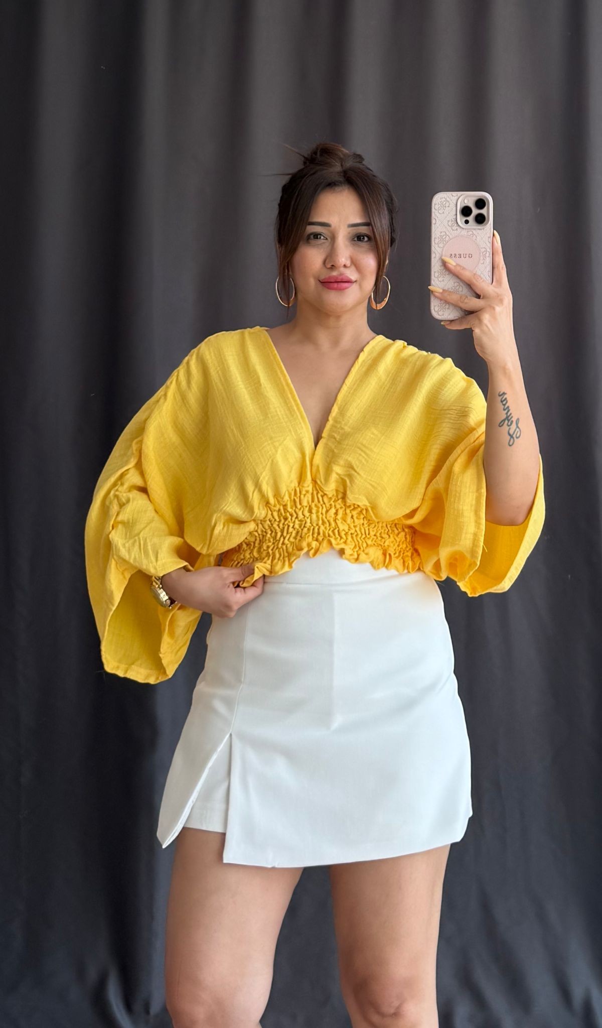 ROZA BAĞLAMALI BLUZ