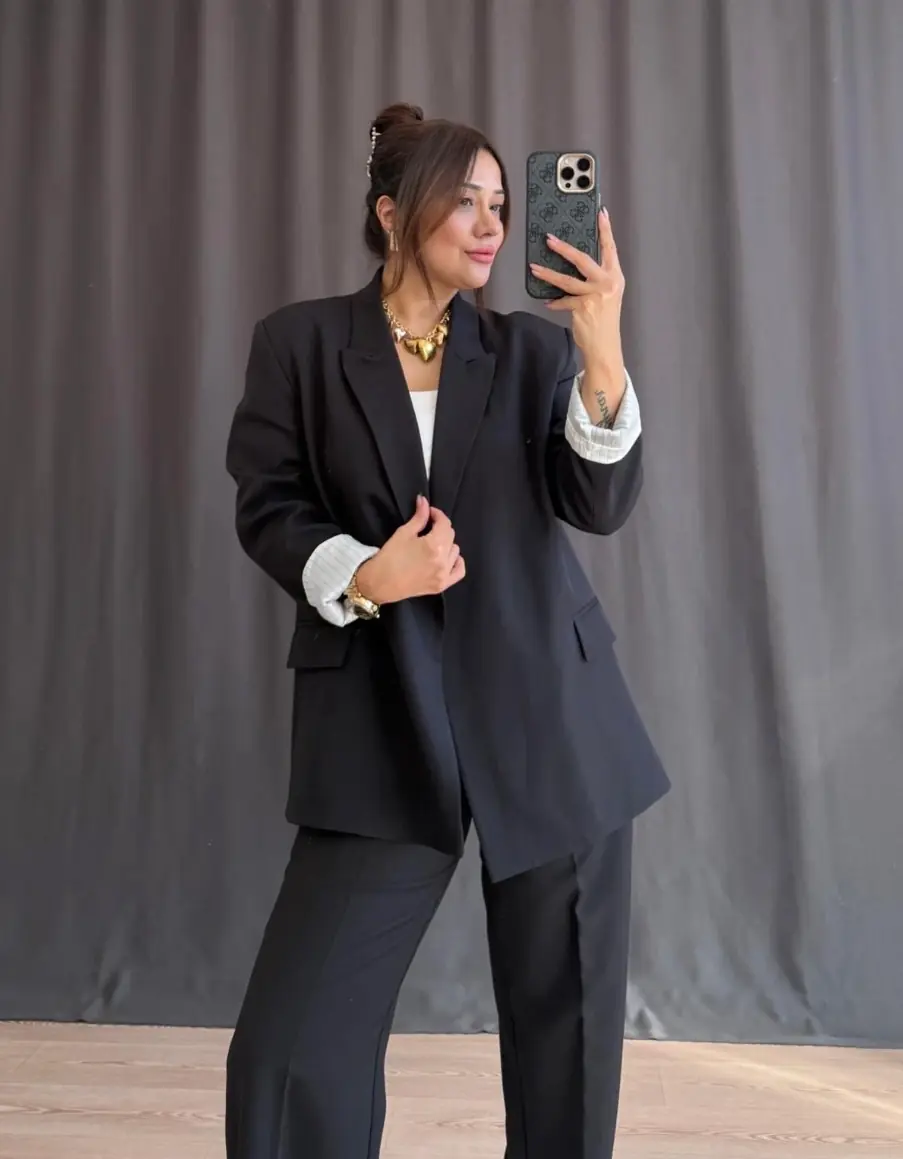 Robin Blazer Ceket Siyah