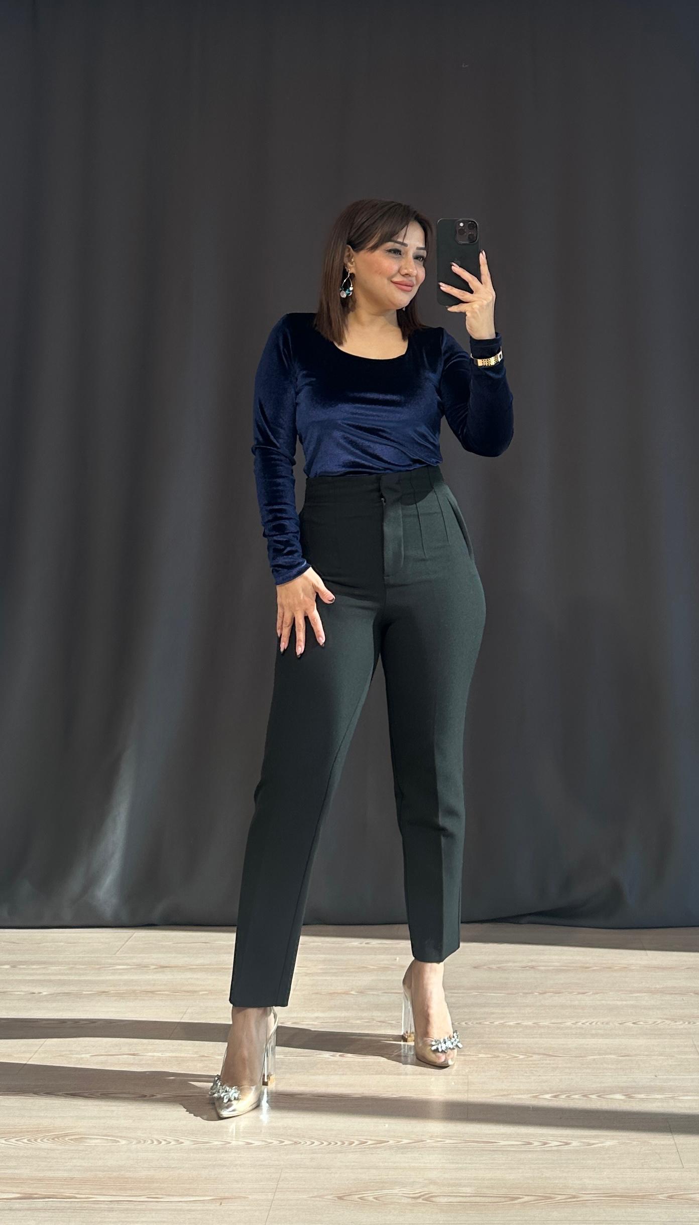 ZARA MODEL PENSLİ PANT - SİYAH