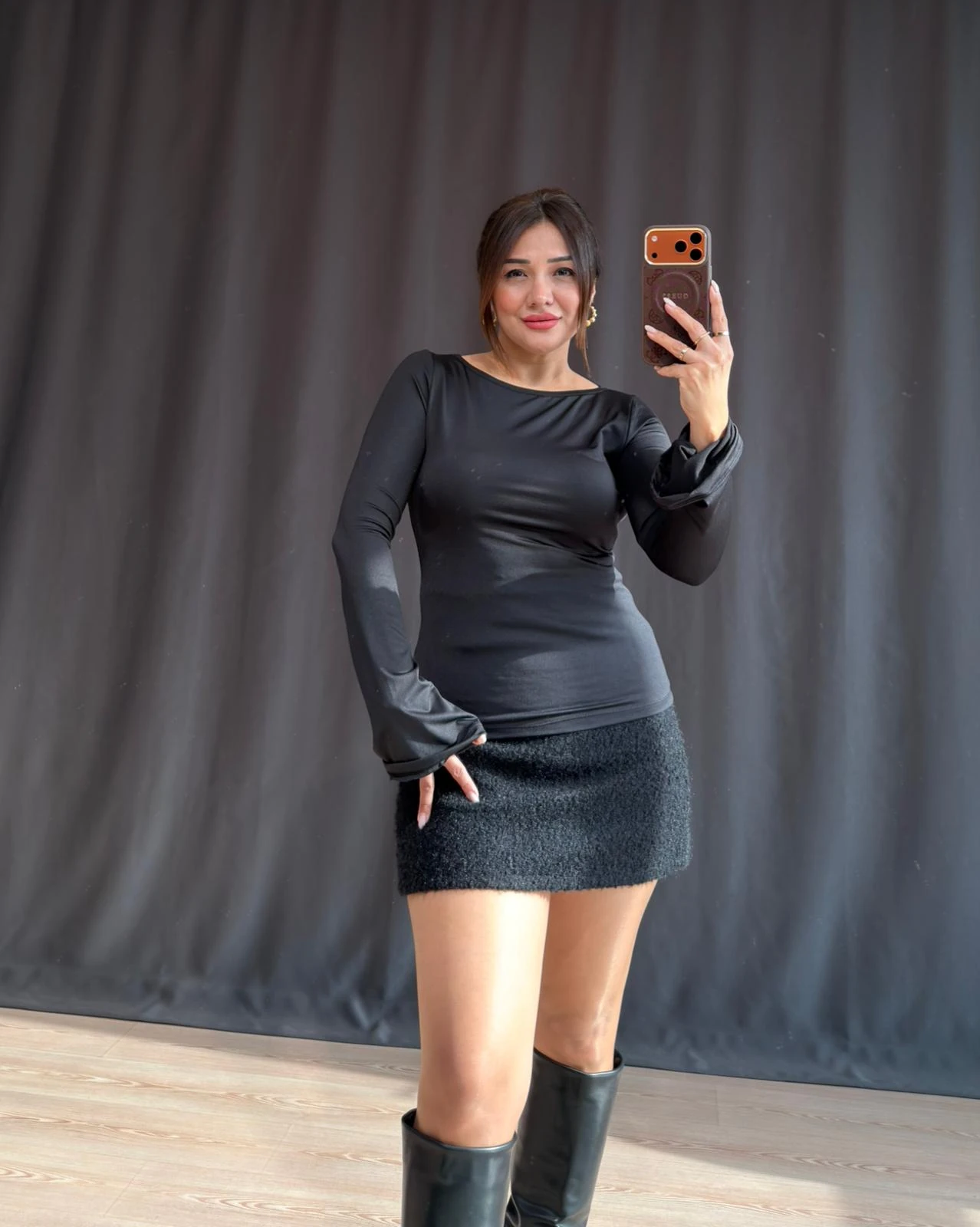 İSPANYOL KOL BODY - SİYAH