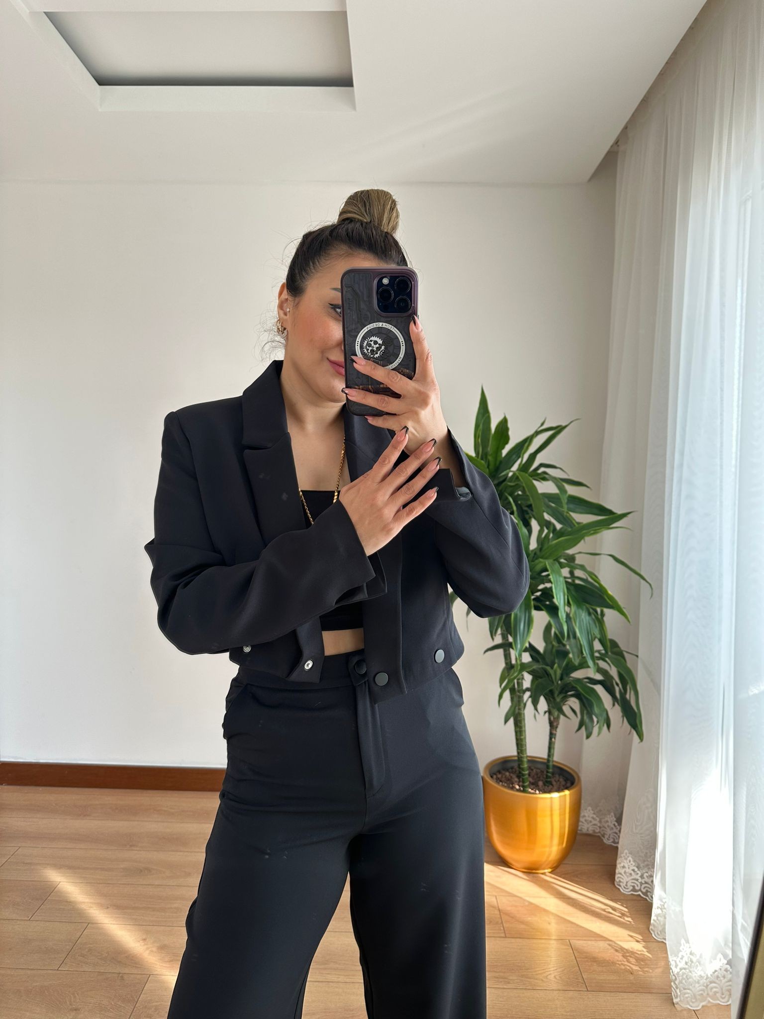 MİNİ CEKET & PANTOLON TAKIM • SİYAH