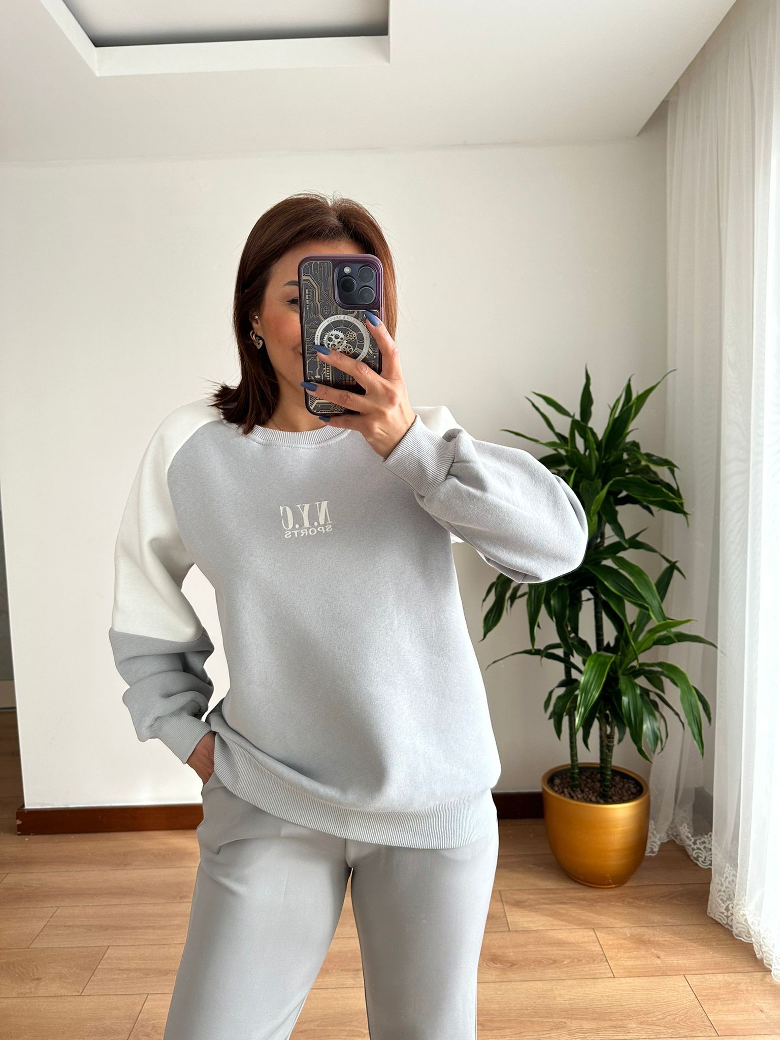 NYC Şardonlu Sweat