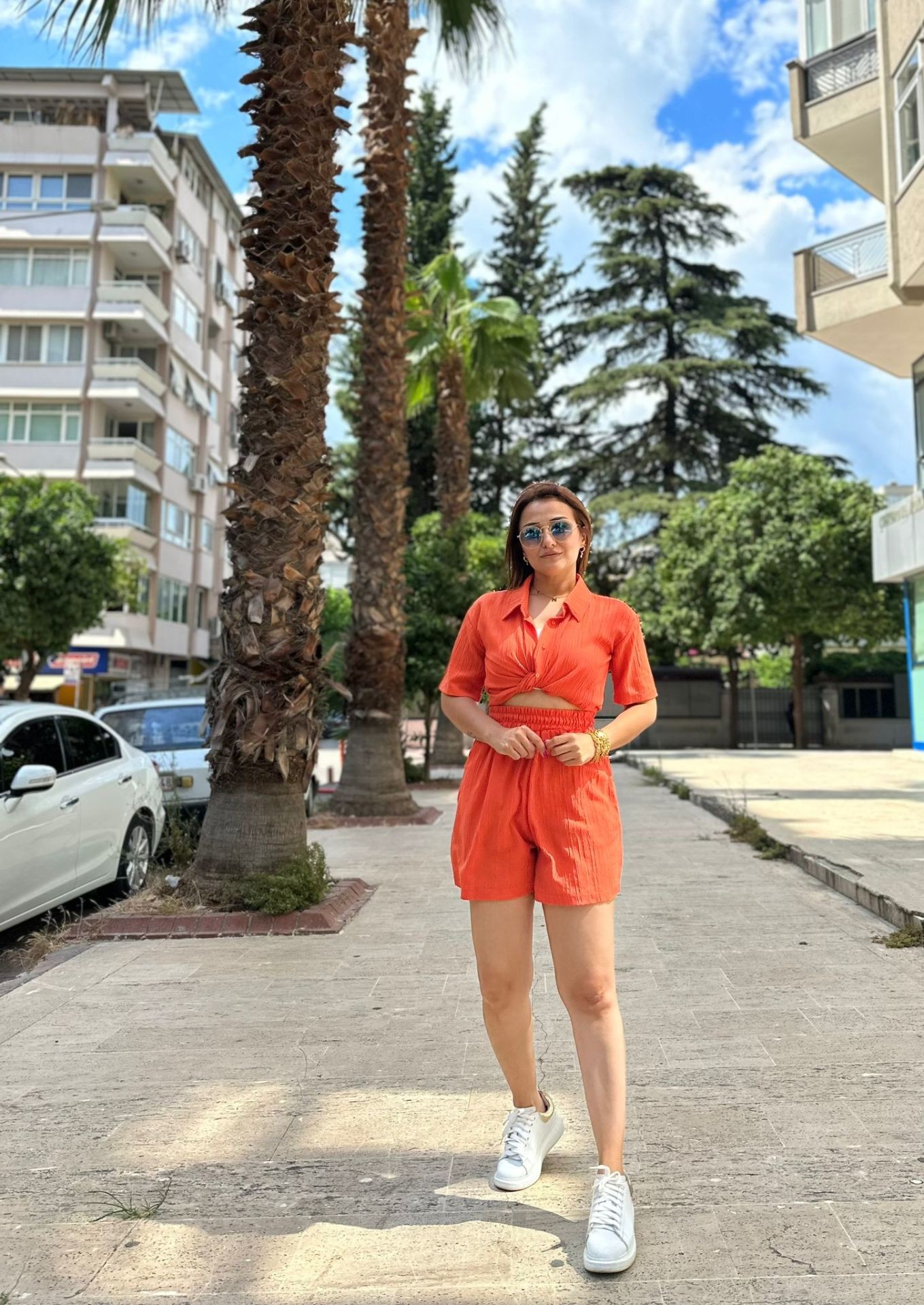 See Gömlek Şort Takım