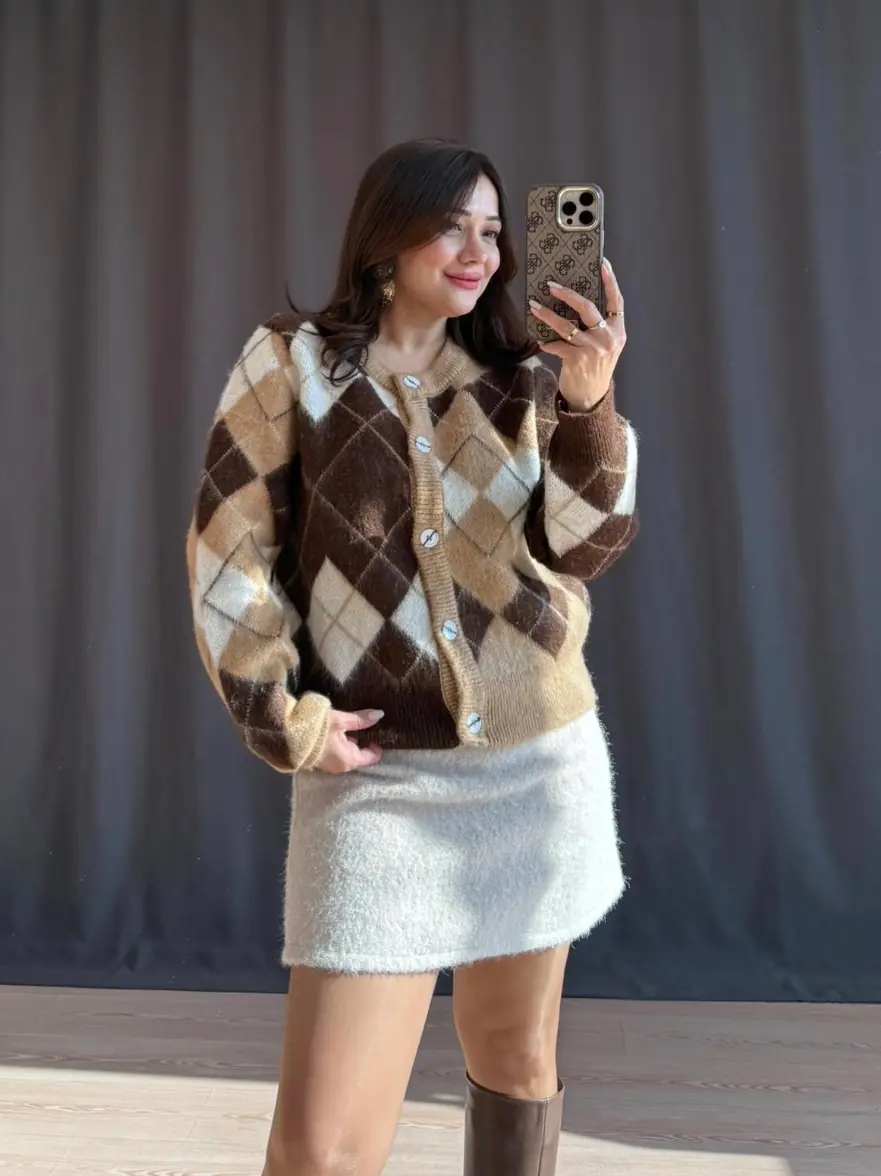 Baklava Dilim Hırka - Nilgün Karakaya Boutique