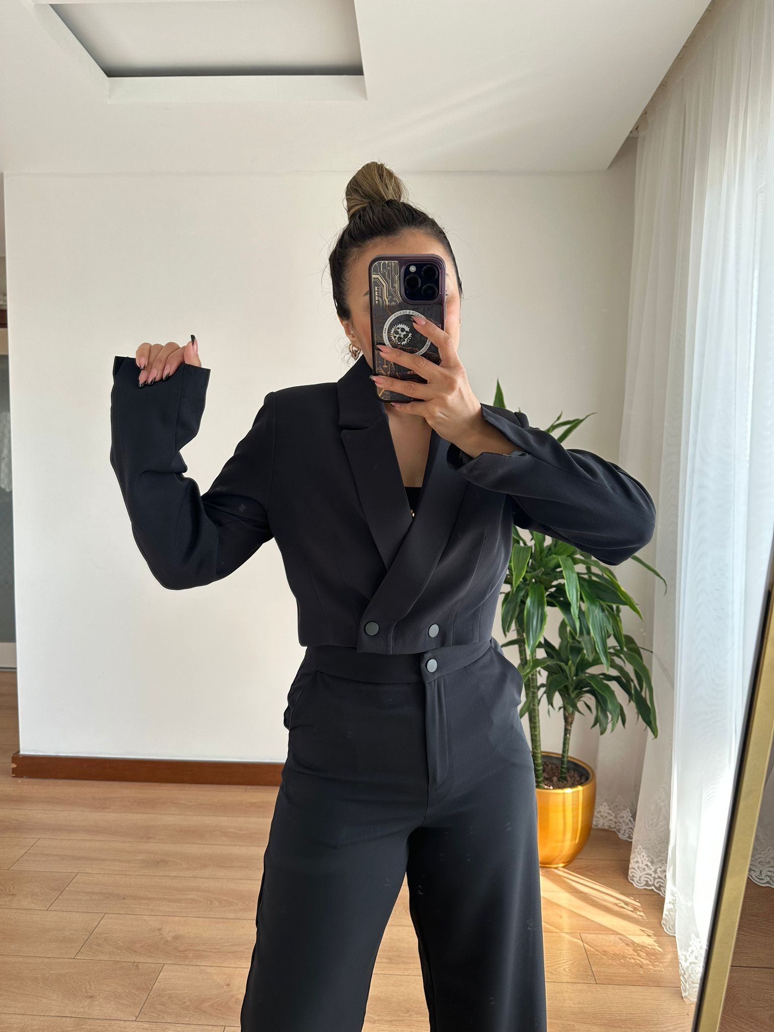 MİNİ CEKET & PANTOLON TAKIM • SİYAH