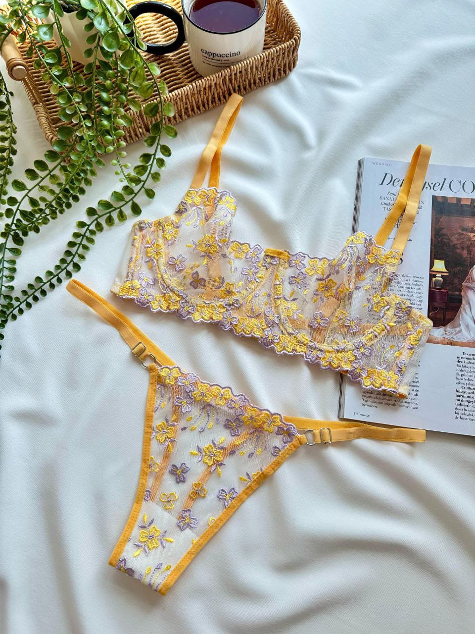 Sarı Çiçekli Takım