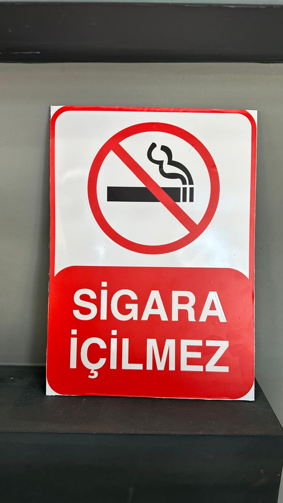Sigara İçilmez Uyarı Levhası (Metal Levha)
