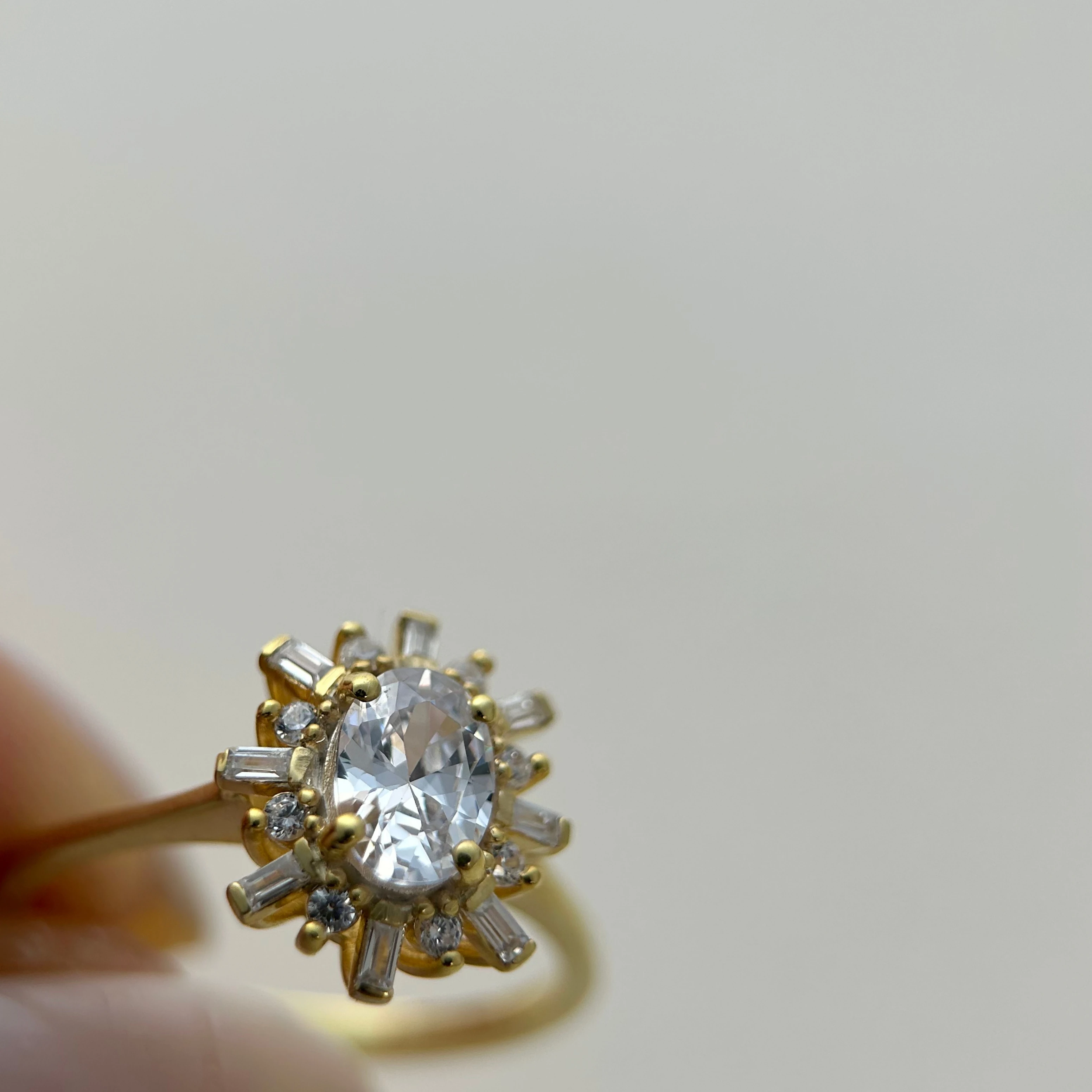 GÜMÜŞ YÜZÜK - Orien crowned taşlı yüzük