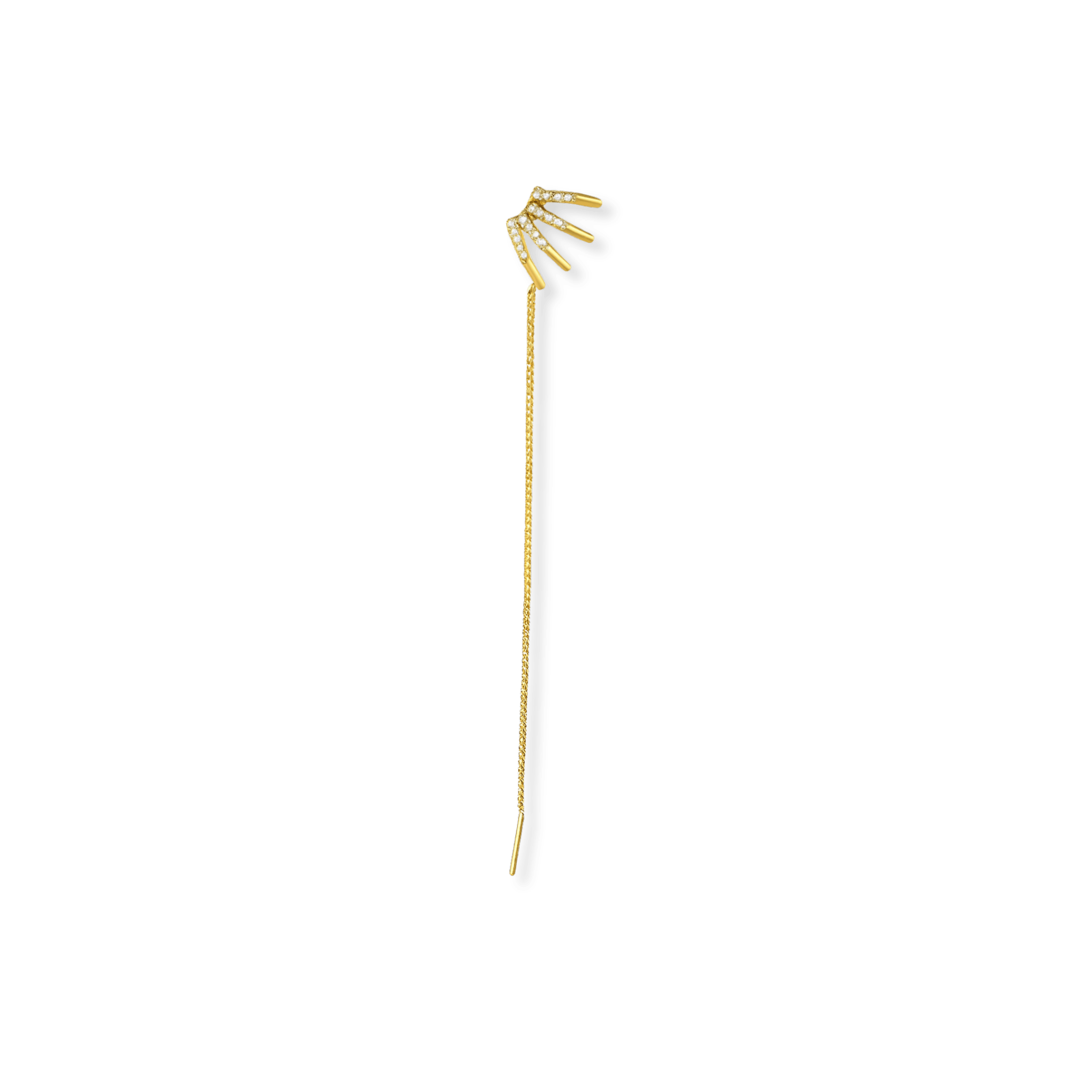 ÇELİK EARCUFF - Dörtlü sallantılı earcuff