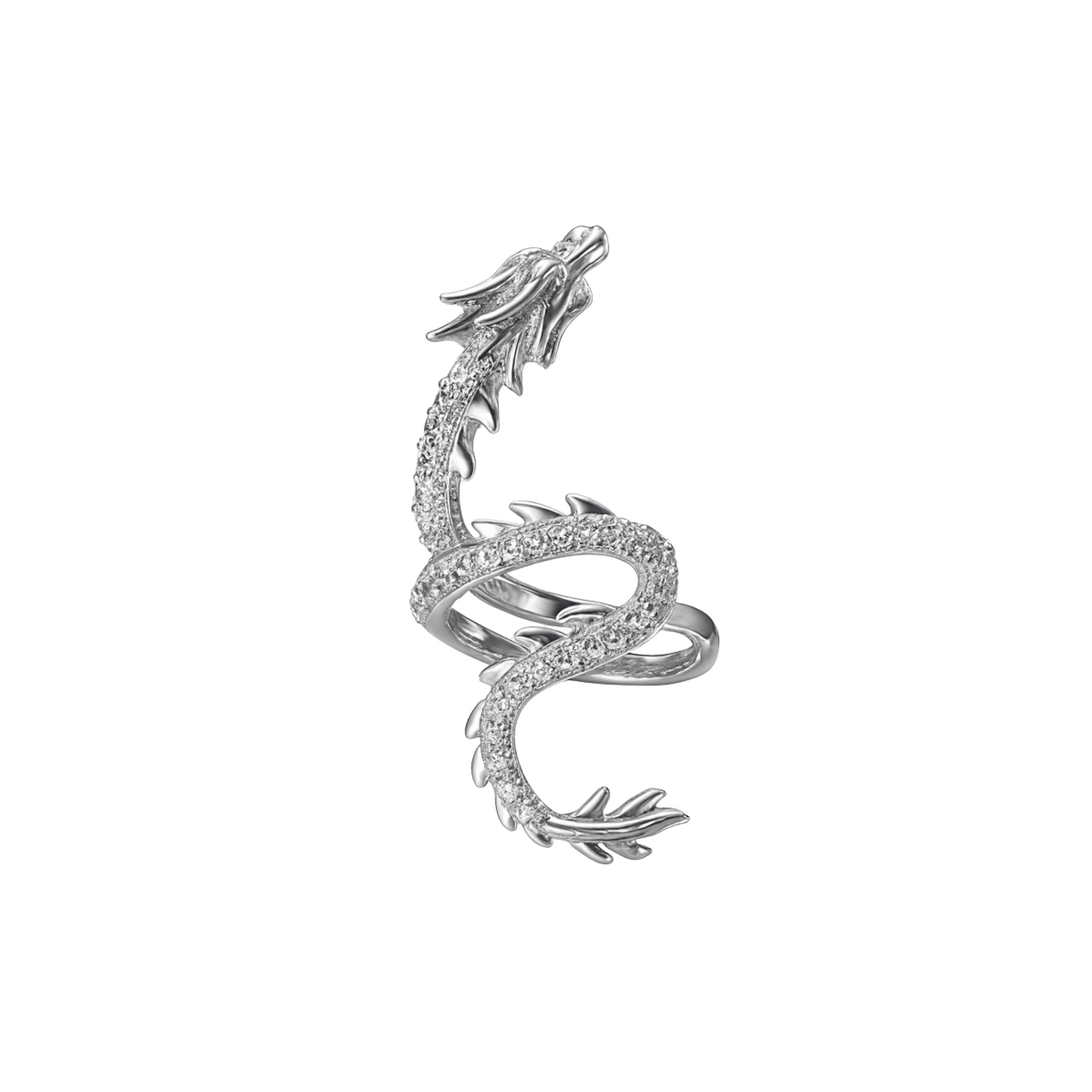 ÇELİK EARCUFF - Dragon twist ejderha earcuff