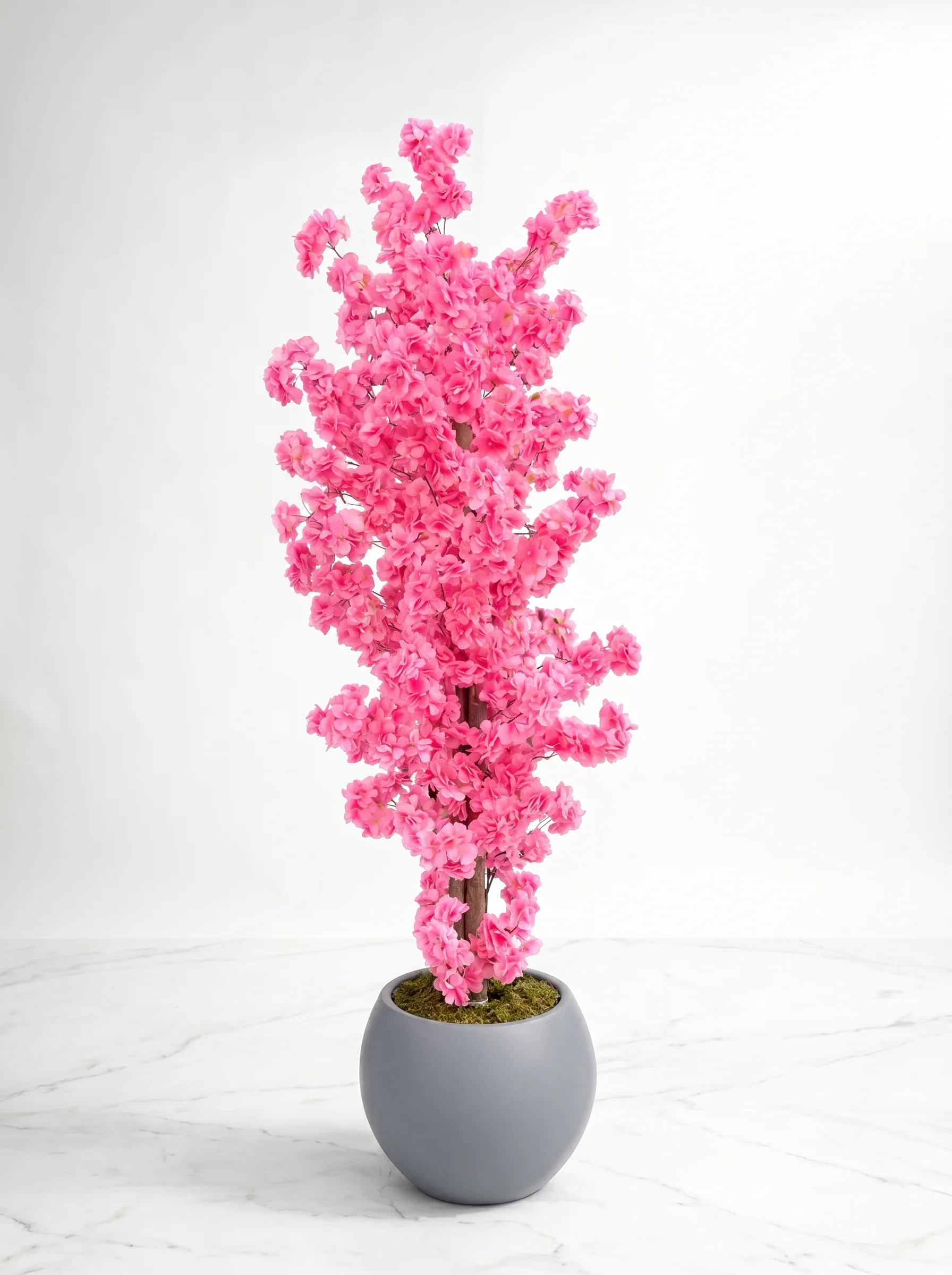 Muunsdeco Lüks Pembe Bahar Dalı 180 cm | Dekoratif Yapay Çiçek