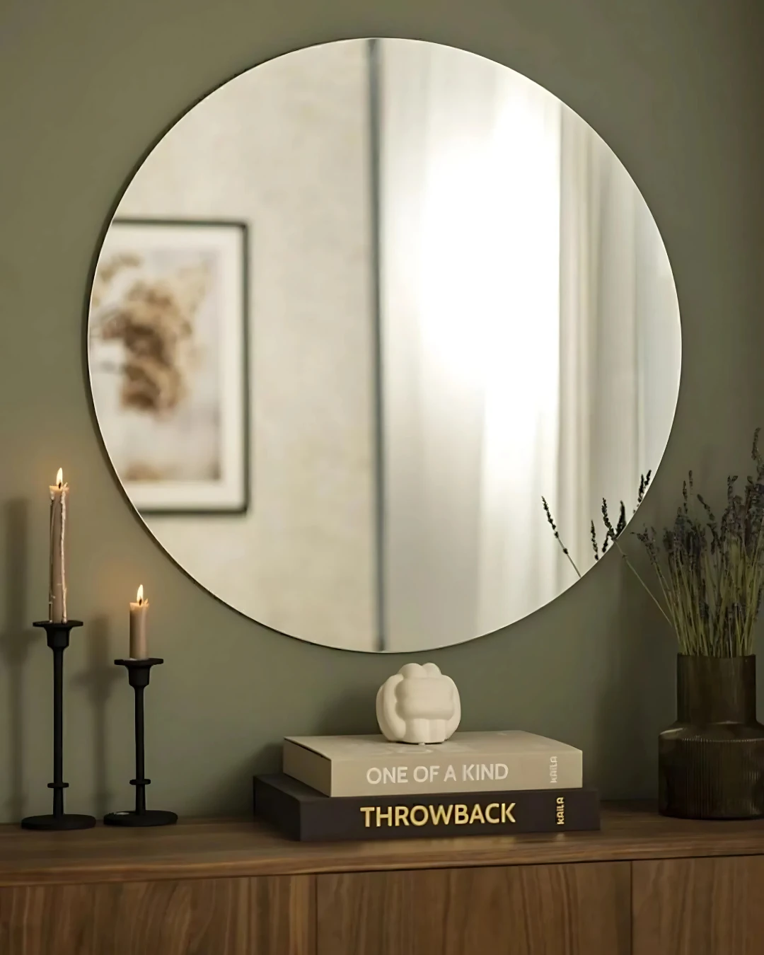 45cm Çap Dekoratif Ayna