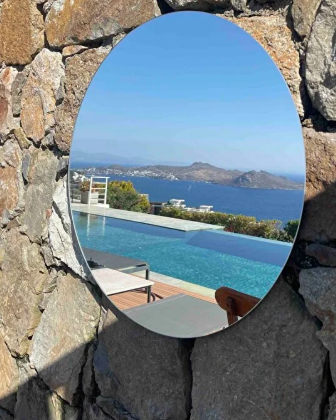 45cm Çap Dekoratif Ayna