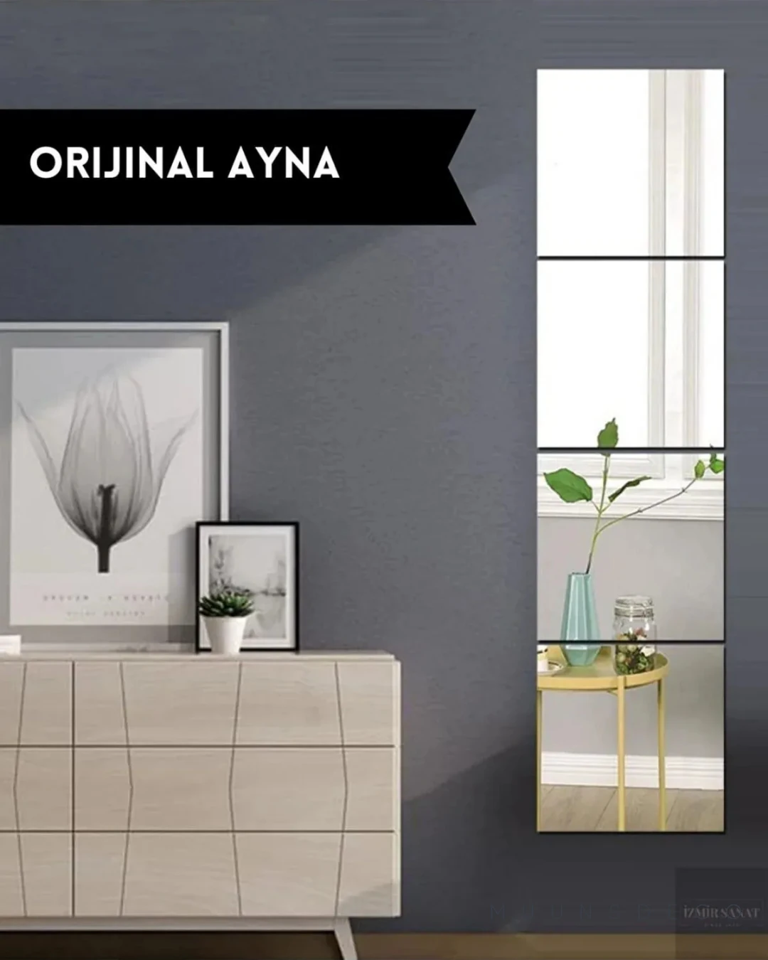 4'lü Dekoratif Ayna