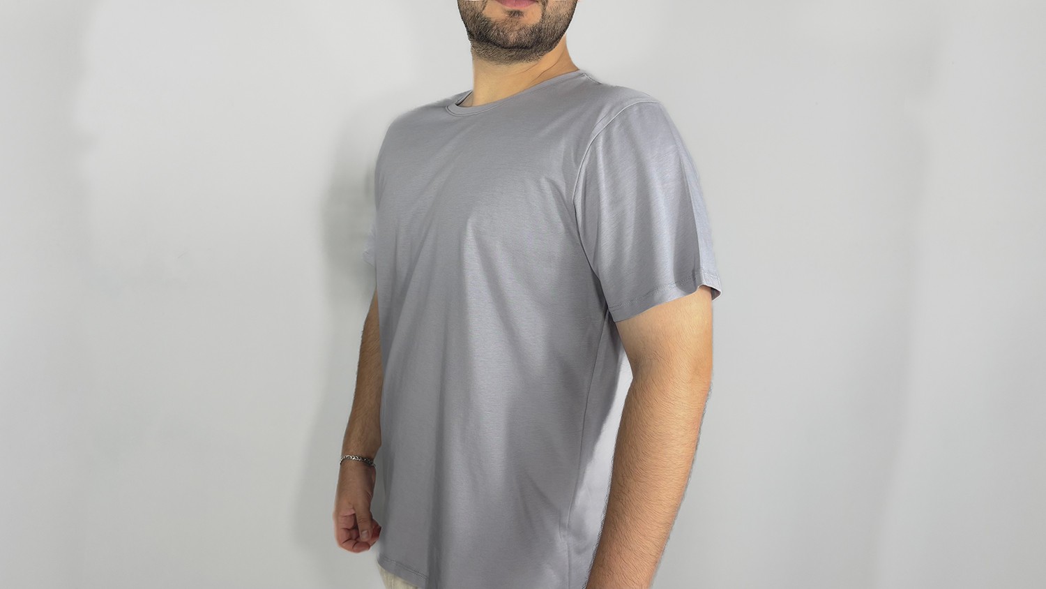 Sheer Original Gri Regular Tshirt
