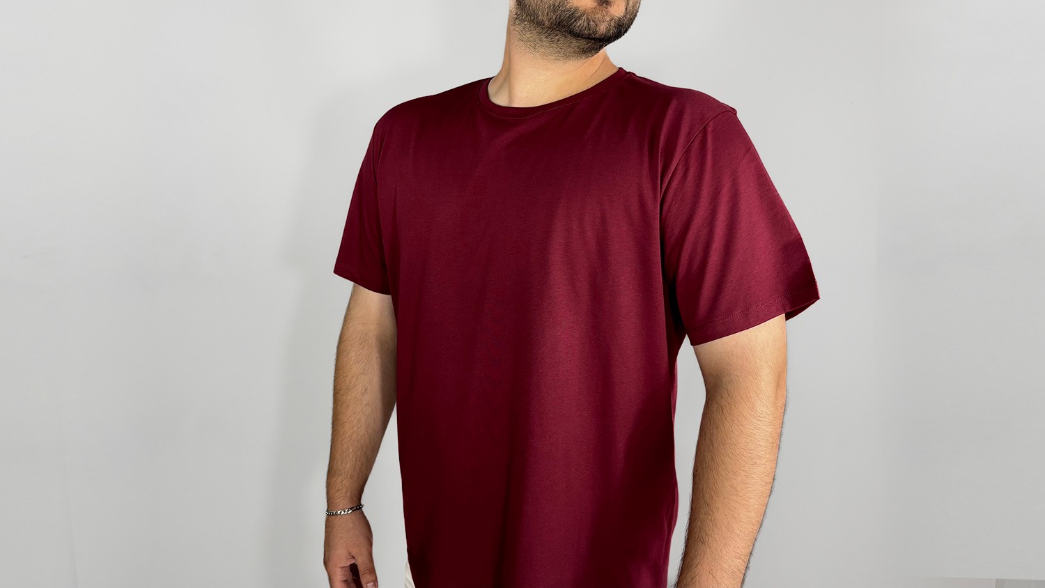 Sheer Original Koyu Bordo Regular Tshirt