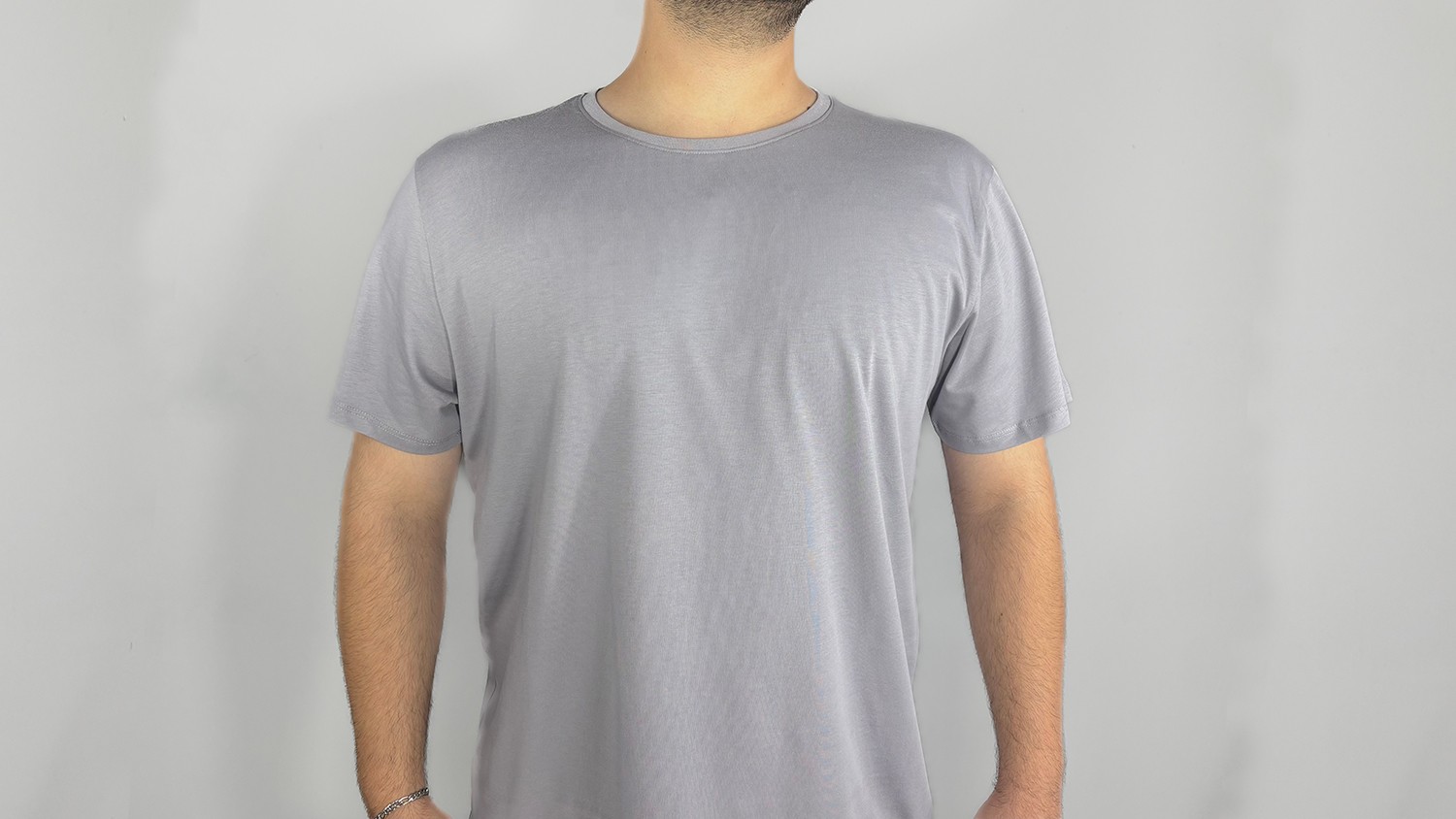 Sheer Original Gri Regular Tshirt