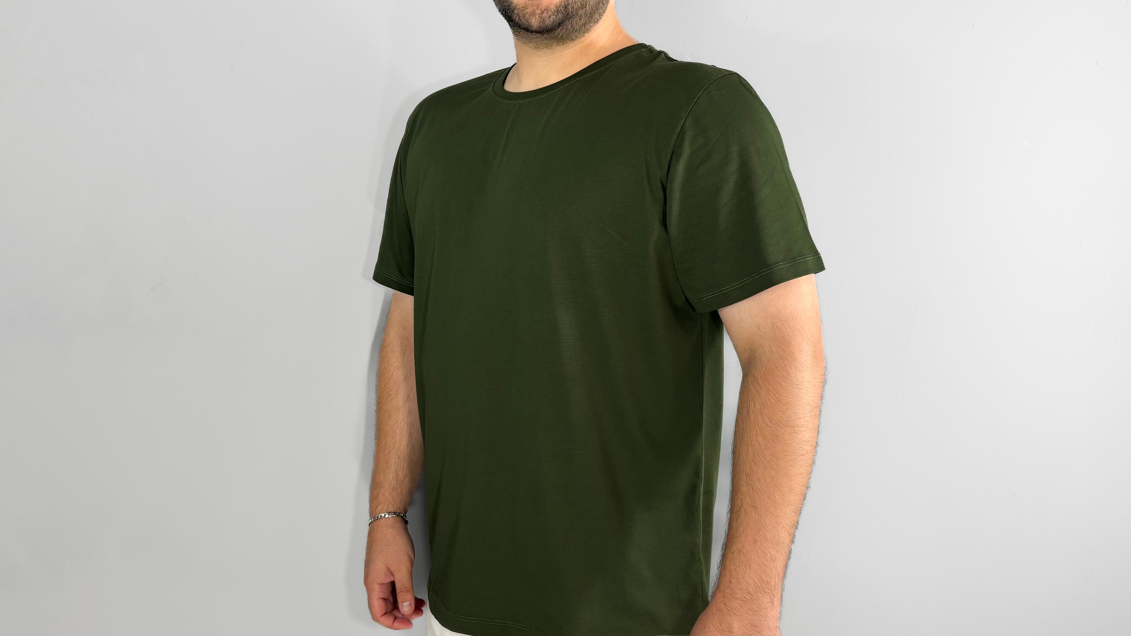 Sheer Original Haki Yeşil Regular Tshirt
