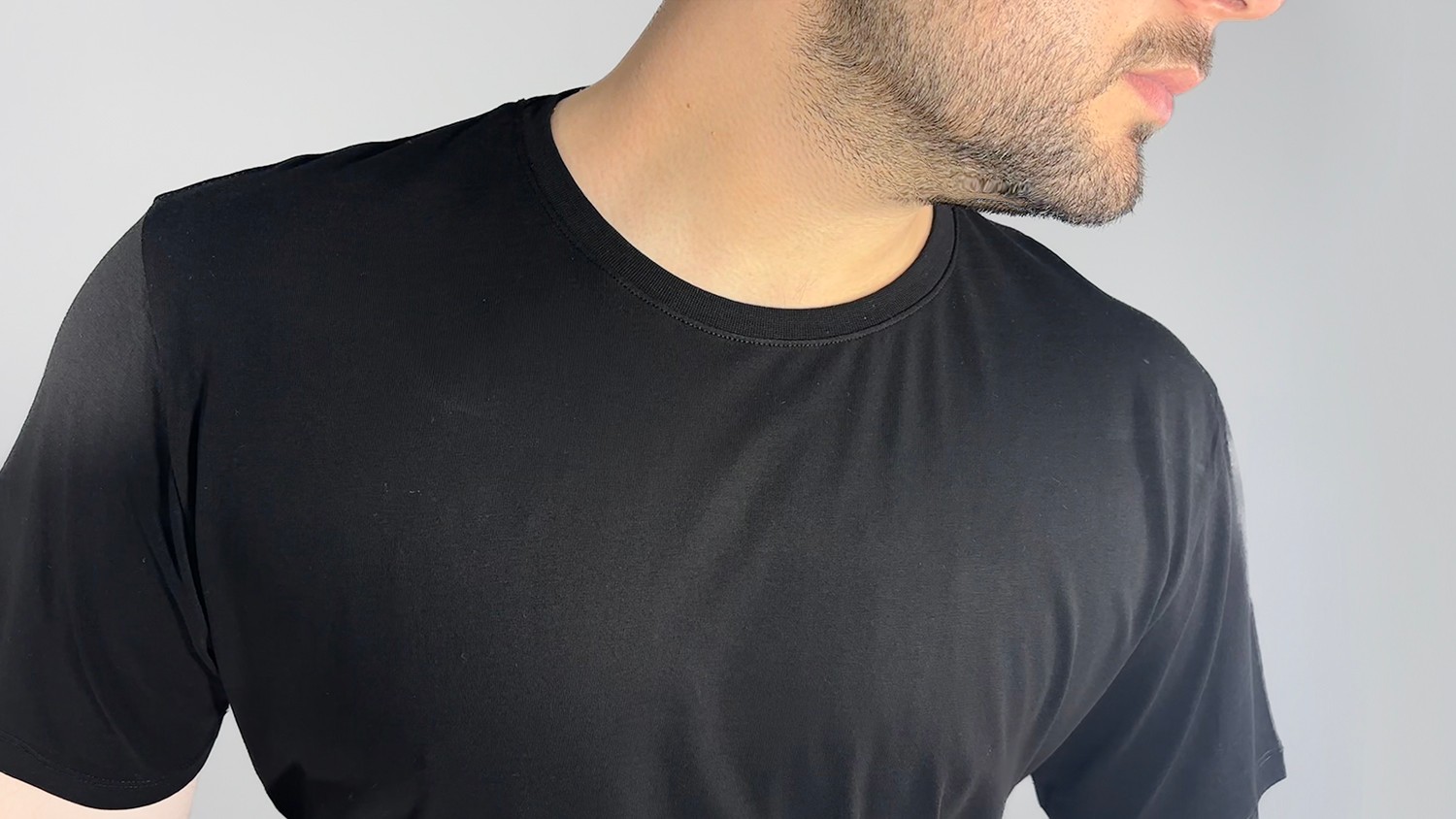 Sheer Original Siyah Regular Tshirt