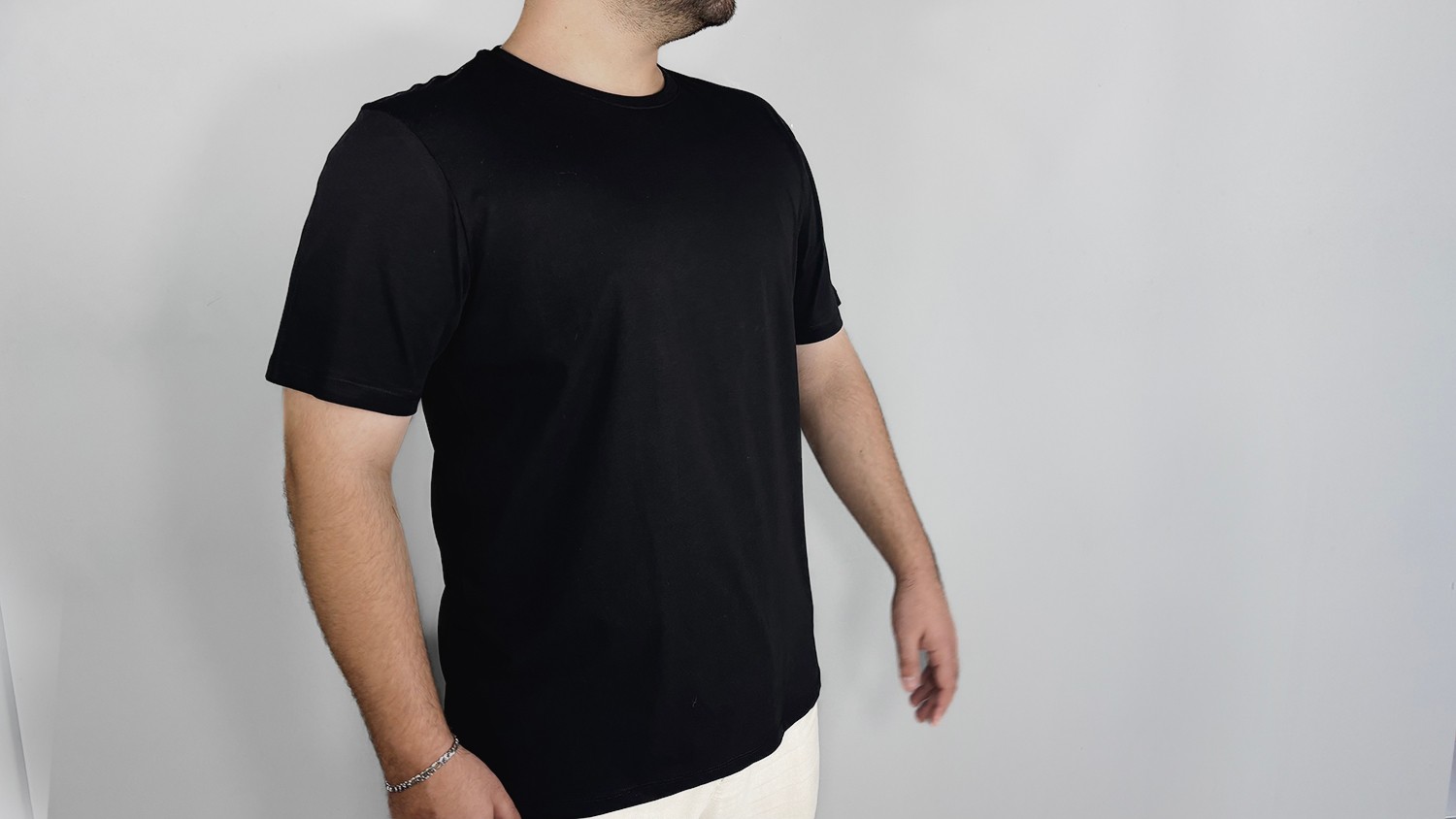 Sheer Original Siyah Regular Tshirt