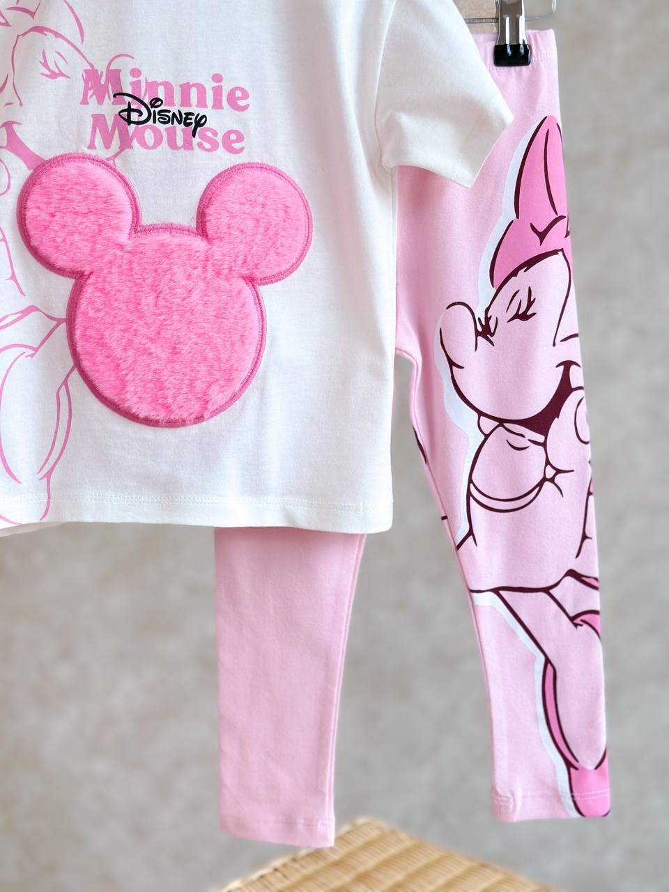 Minnie Mouse Detaylı Alt Üst Takım