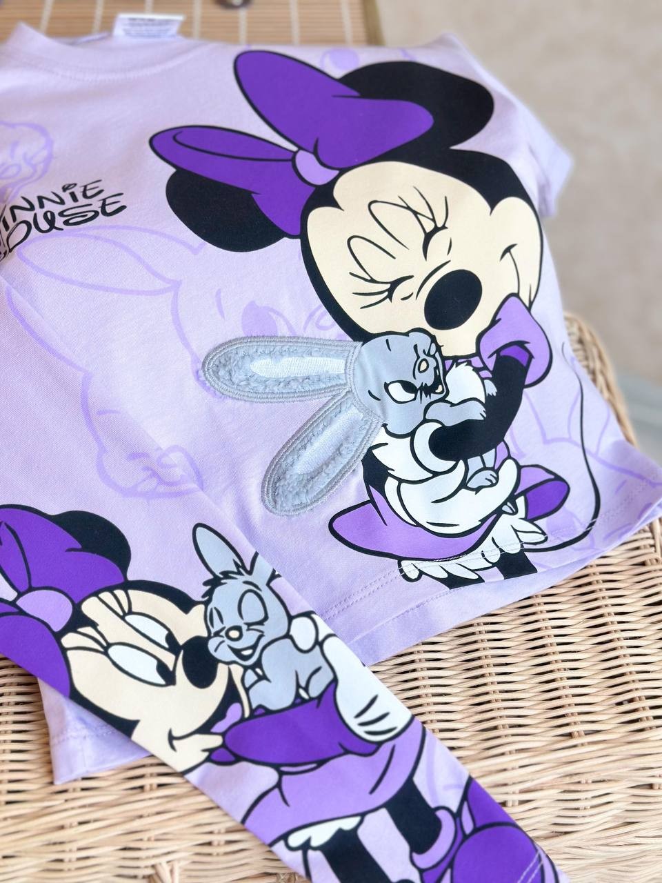 Minnie Mouse Detaylı Alt Üst Takım