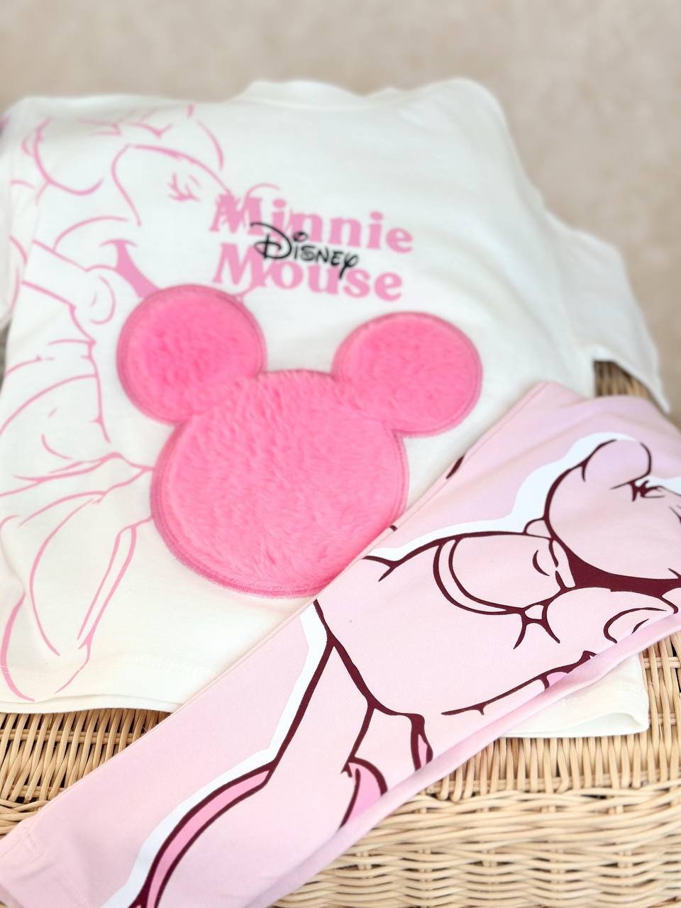 Minnie Mouse Detaylı Alt Üst Takım